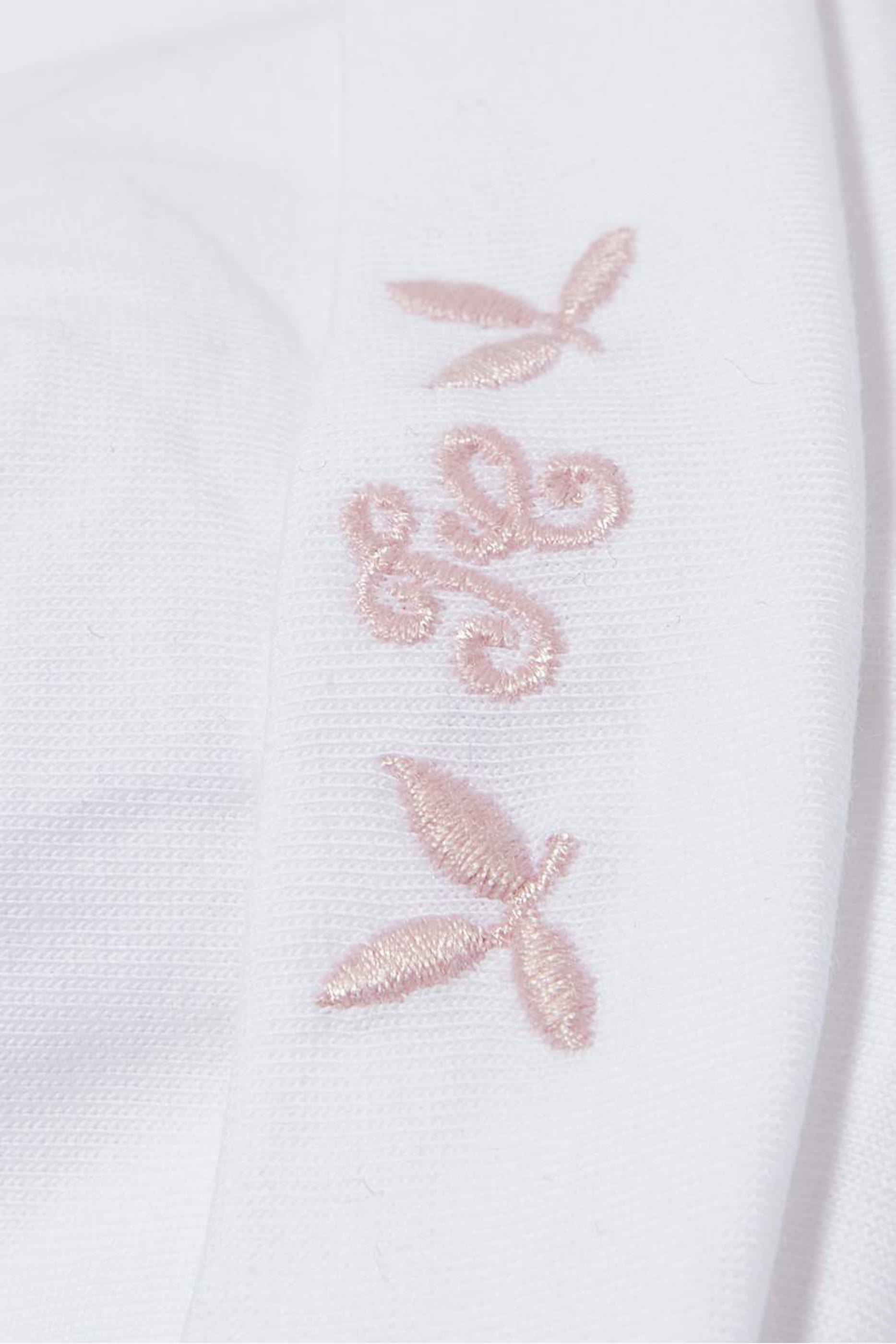 قبعة كتان بنقشة أوراق شجر