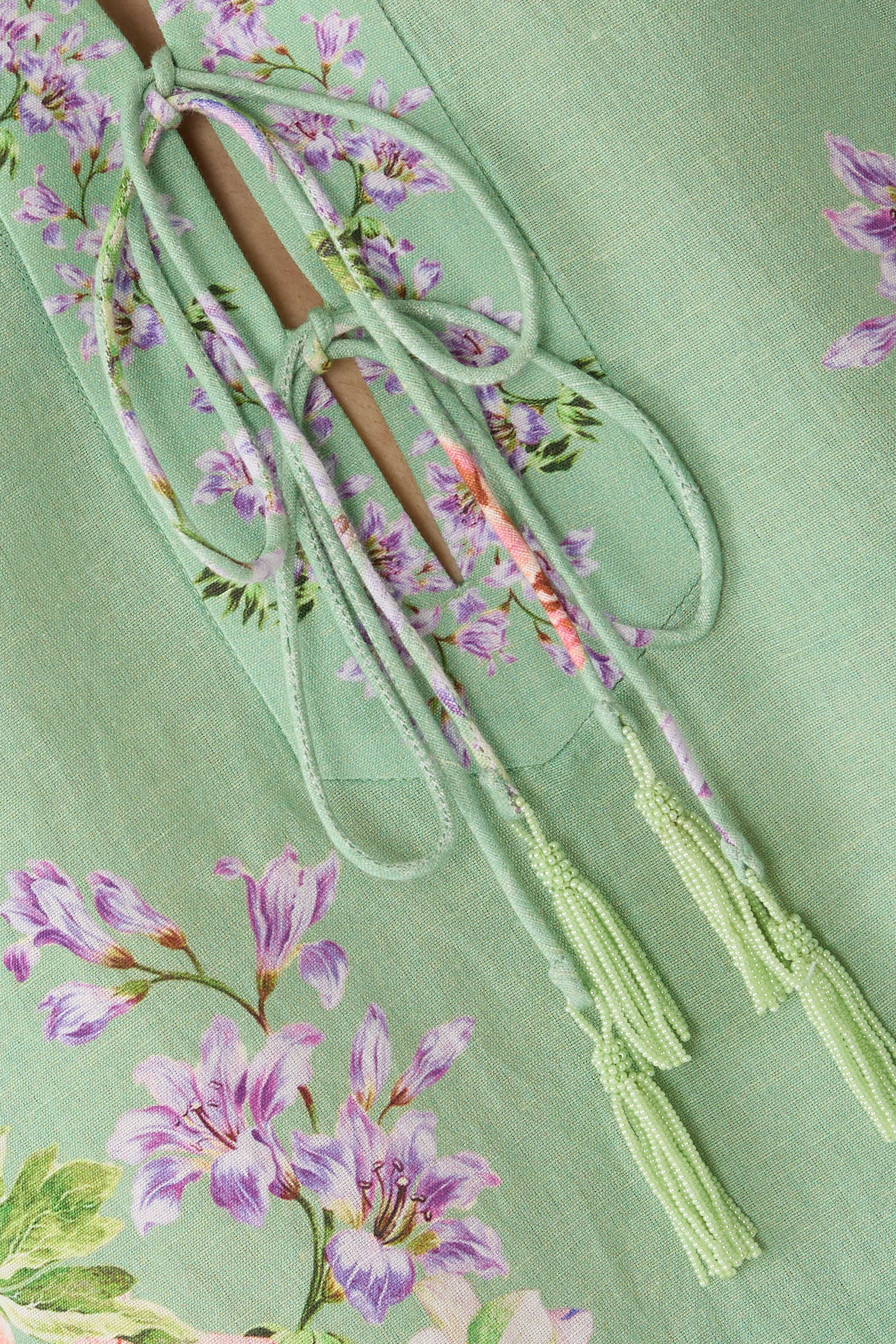 تونيك بياقة وأكتاف منخفضة