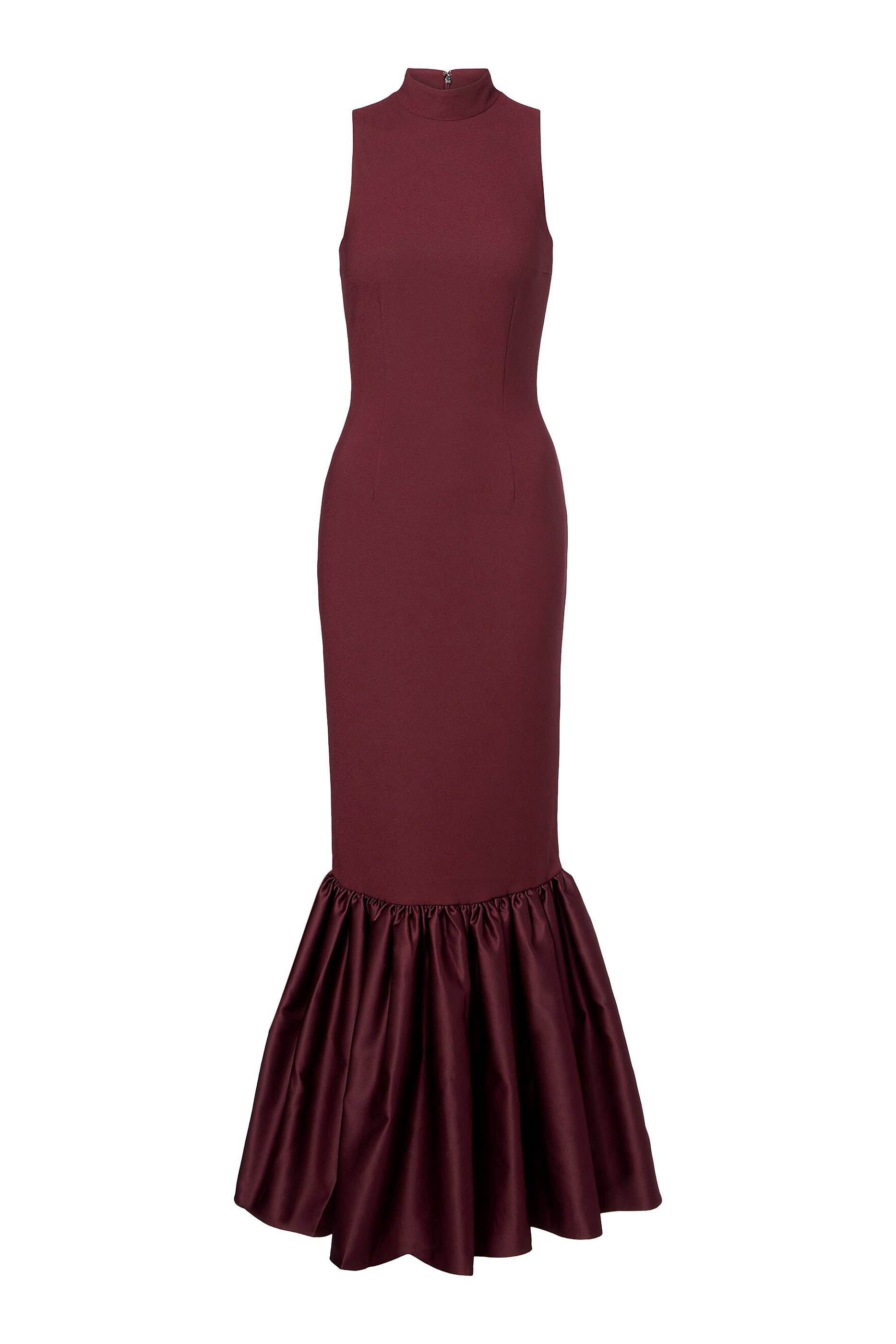 فستان طويل بقصة ضيقة