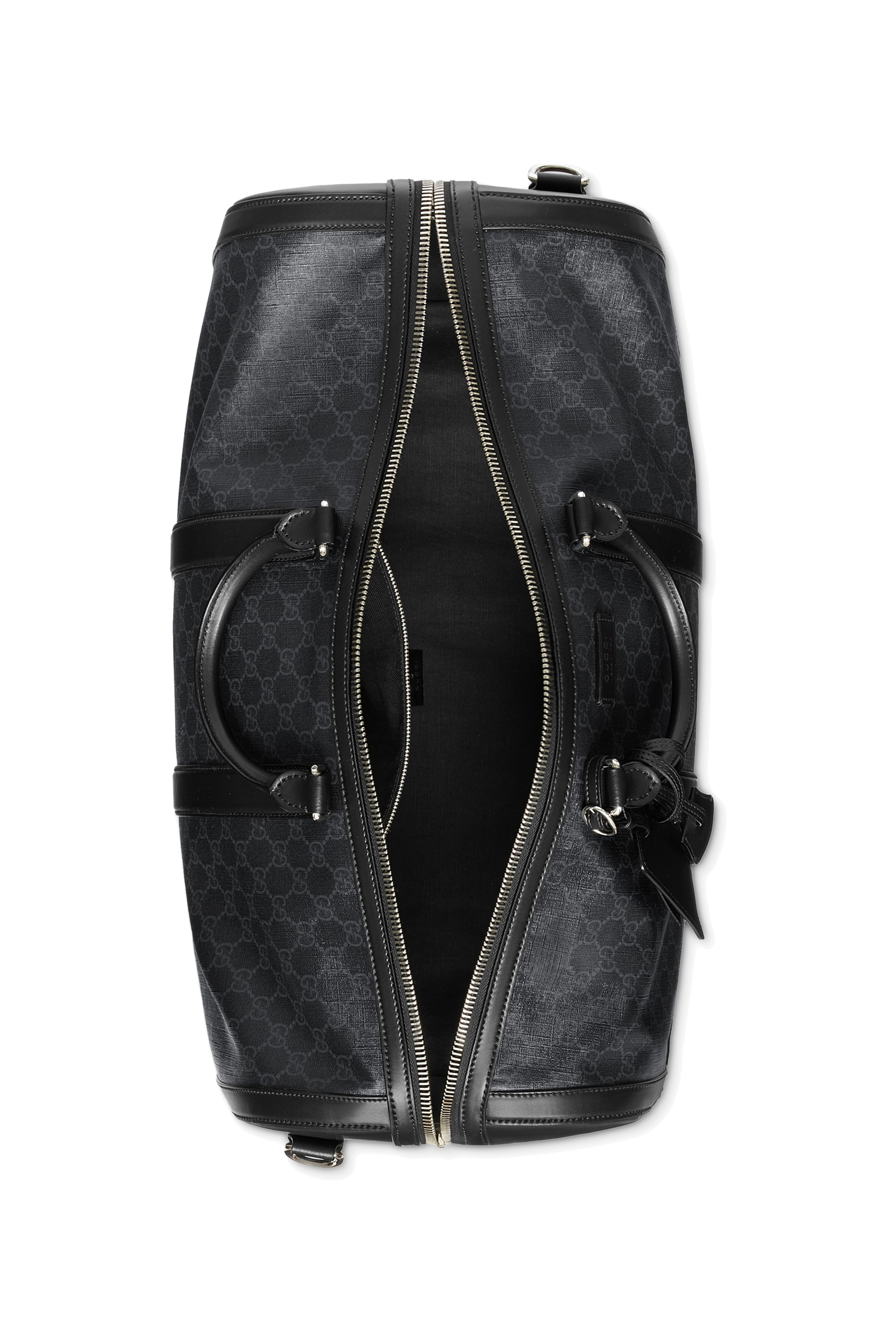 حقيبة دافل كاري اون بنقشة حرفي شعار الماركة