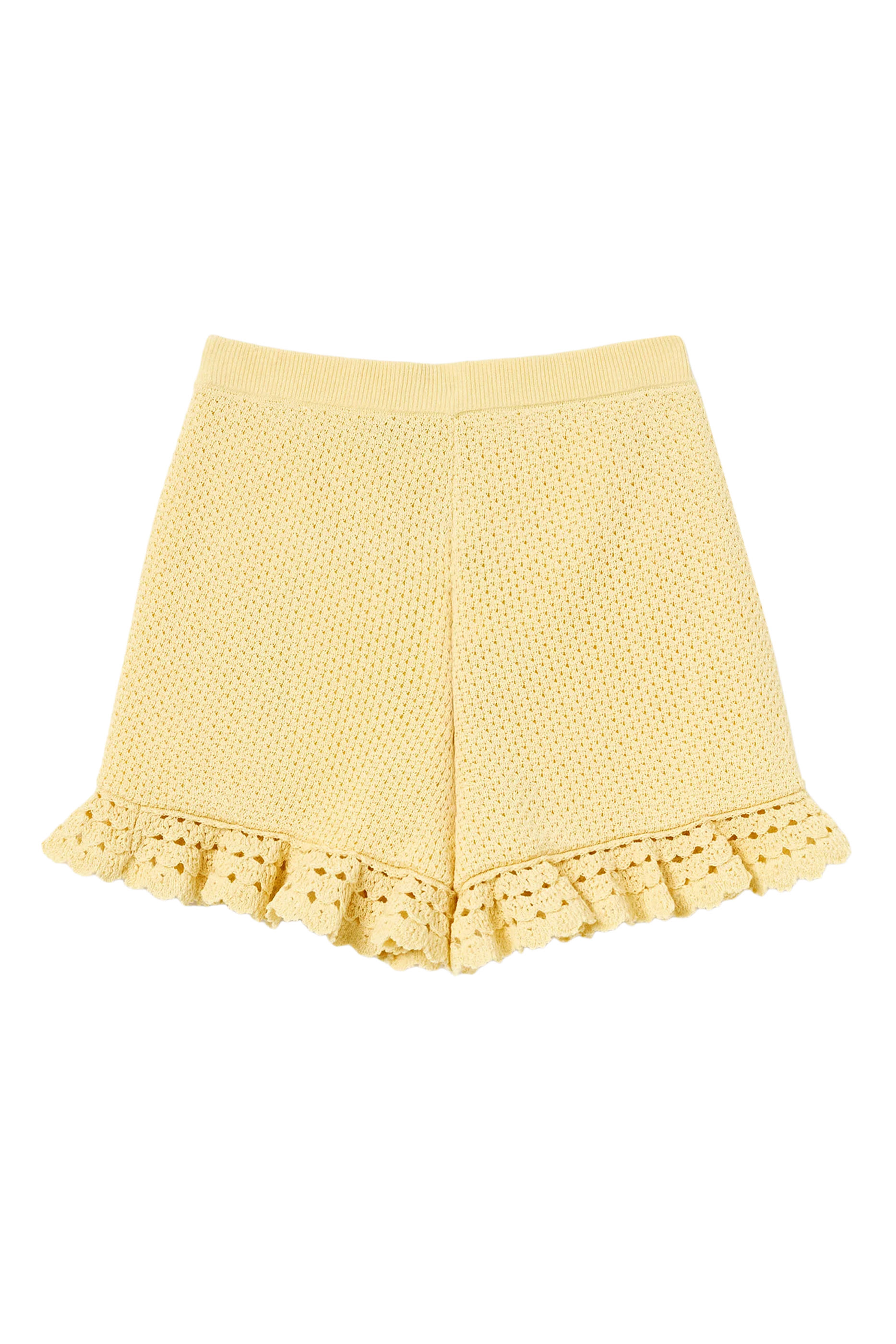 Kids Pointelle Knit Shorts