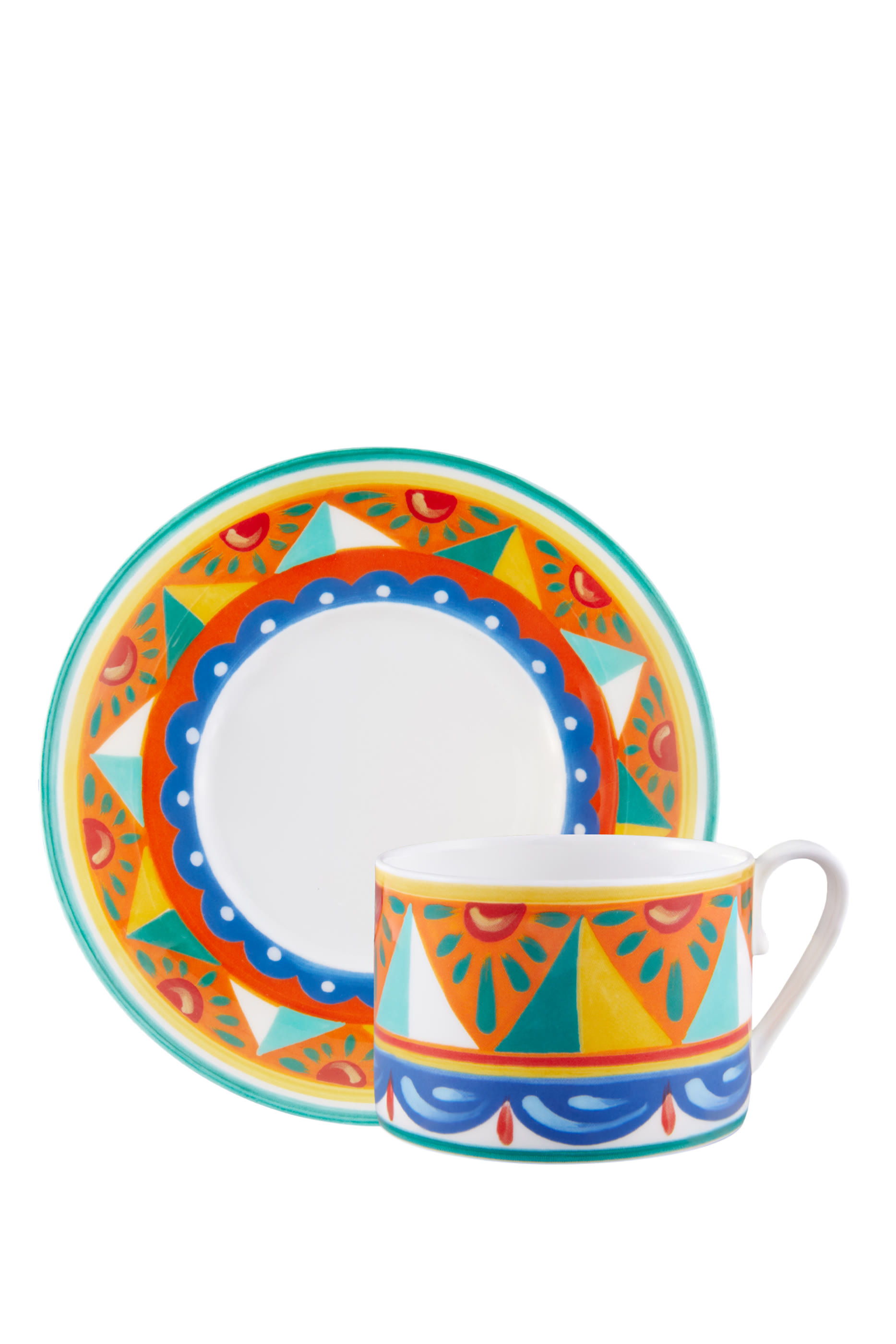 فنجان وطبق شاي كاريتو أزورو
