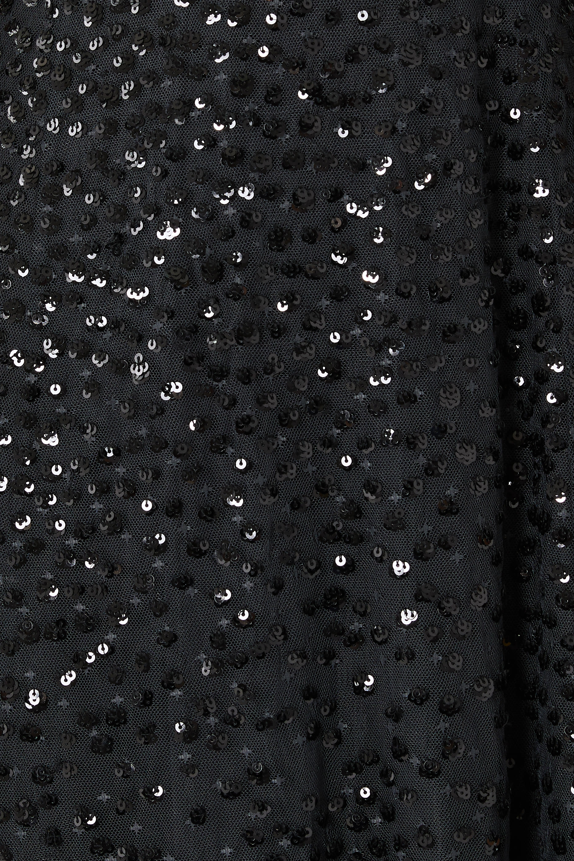 فستان سهرة بطول الكاحل مزين بترتر بارز الملمس