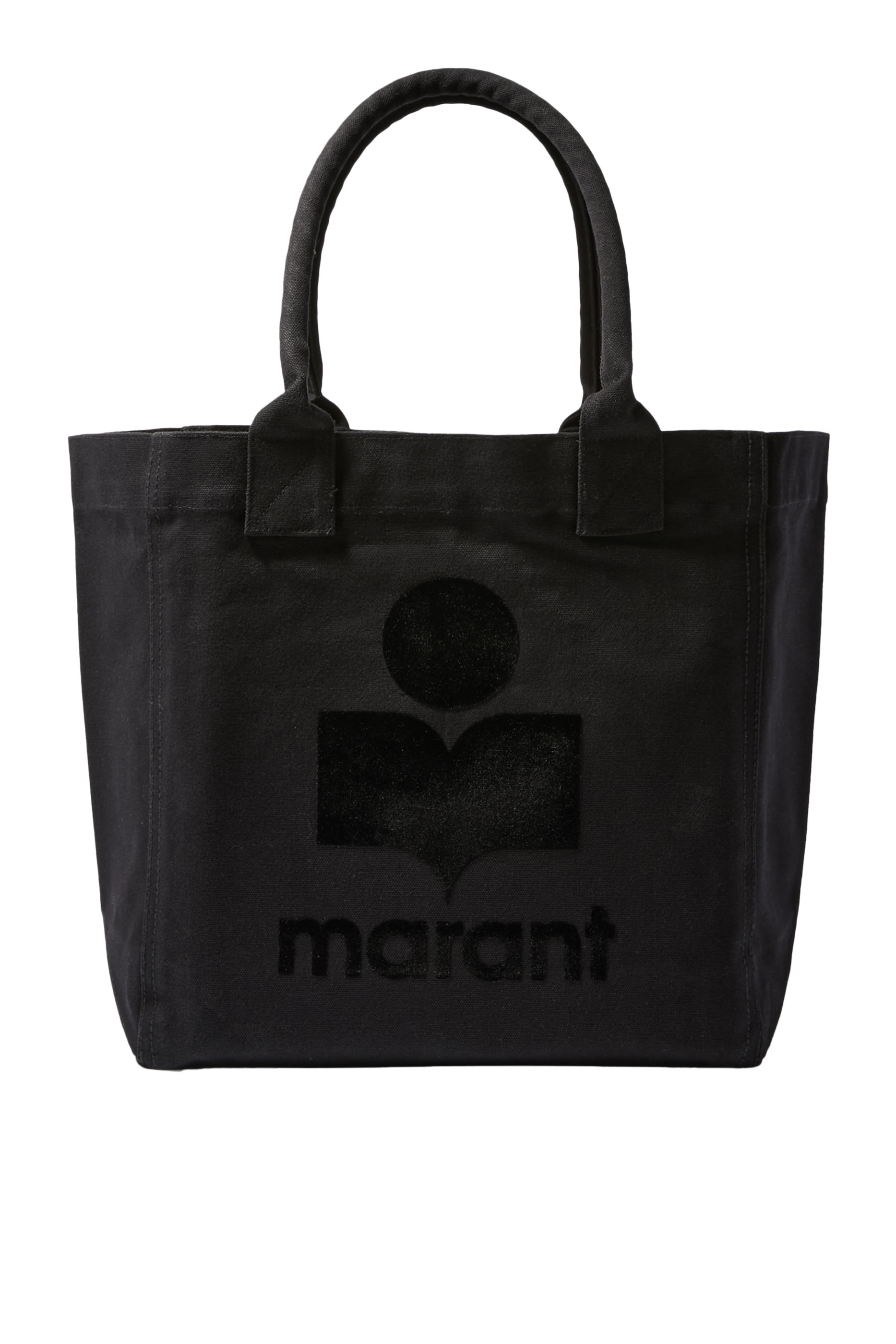 حقيبة يد ينكي صغيرة بتطريز بشعار الماركة