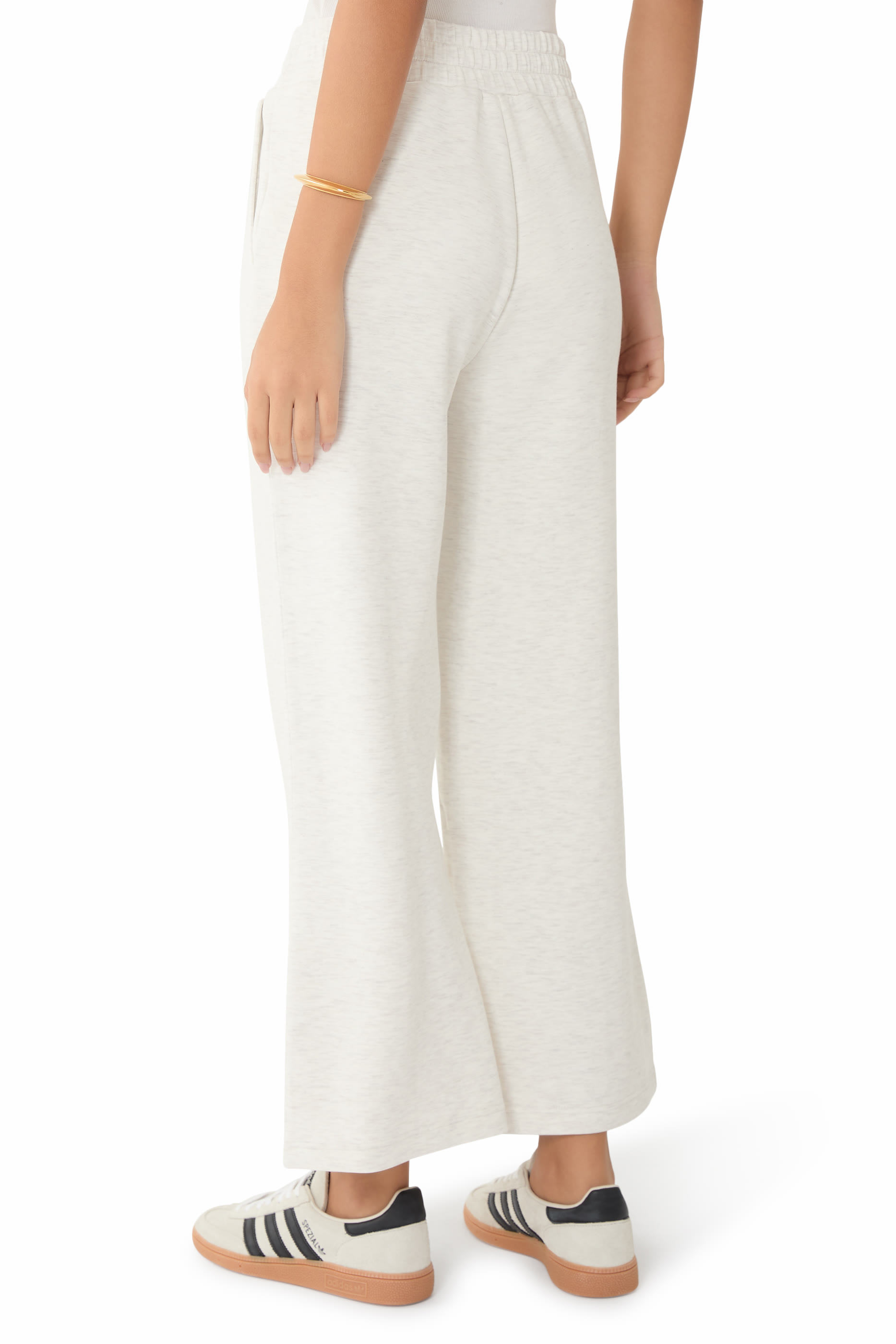 بنطال بقصة واسعة مقاس 28 بوصة