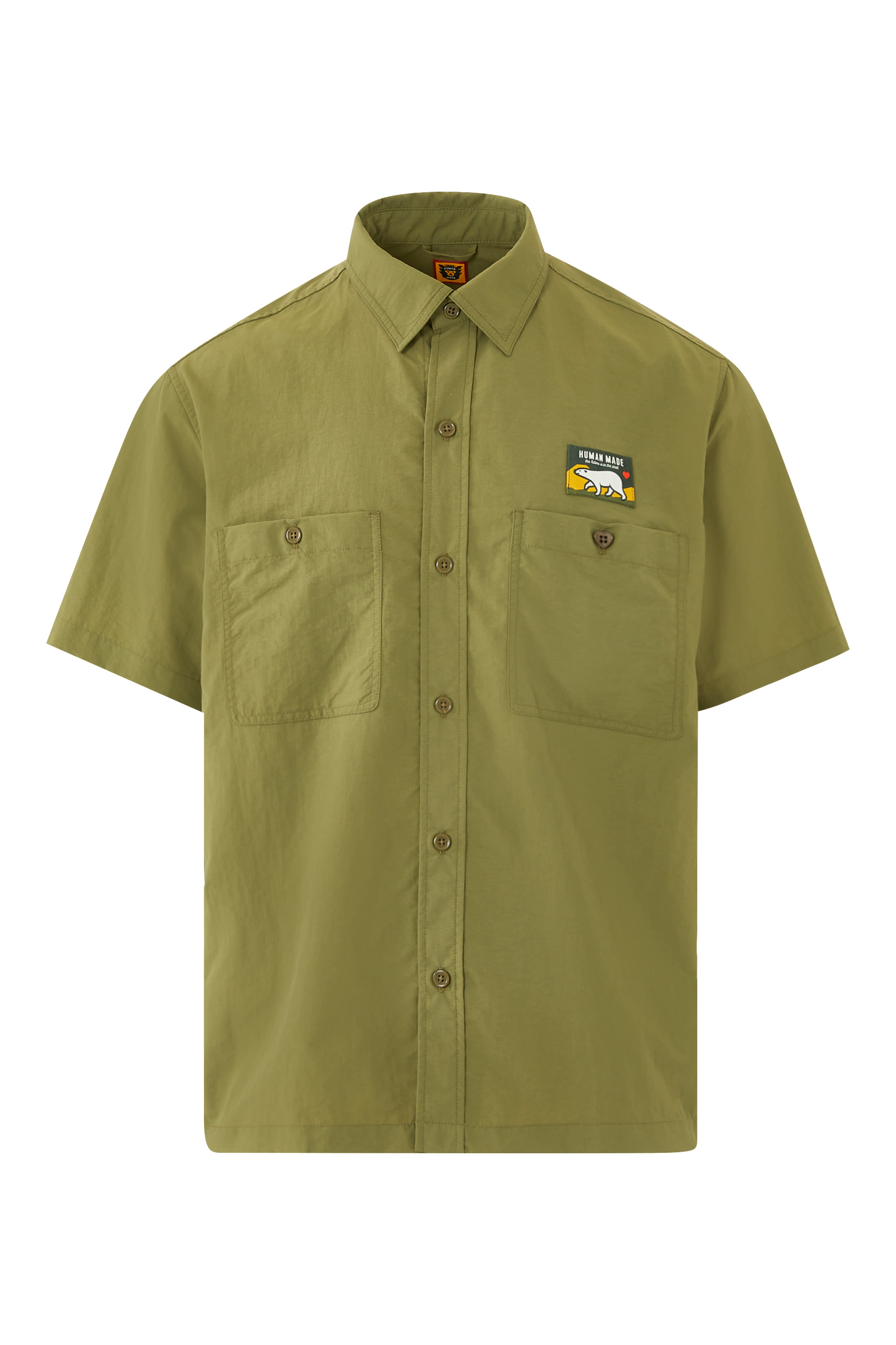 قميص بأكمام قصيرة نايلون