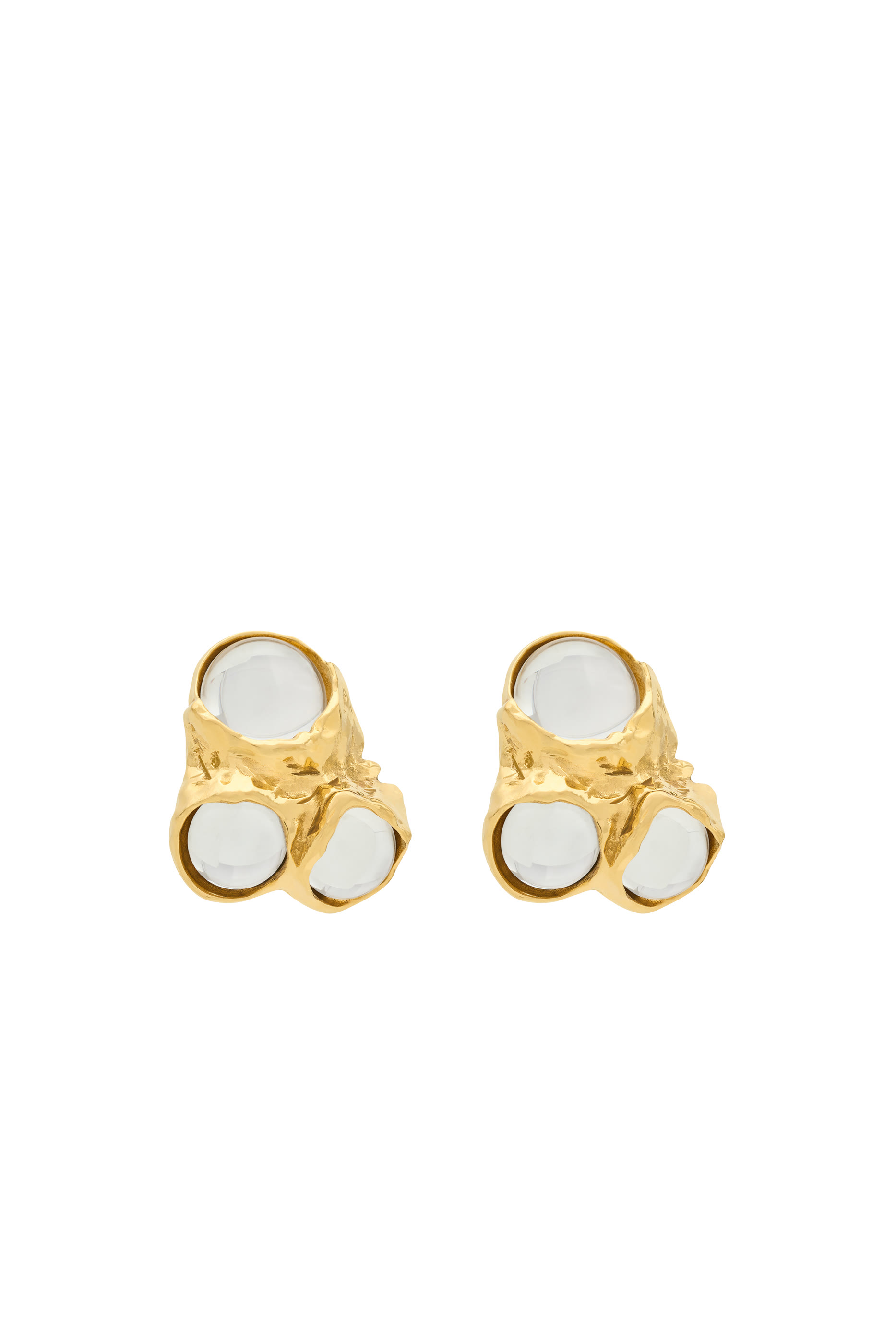 أقراط بمشبك وتفاصيل راتنج