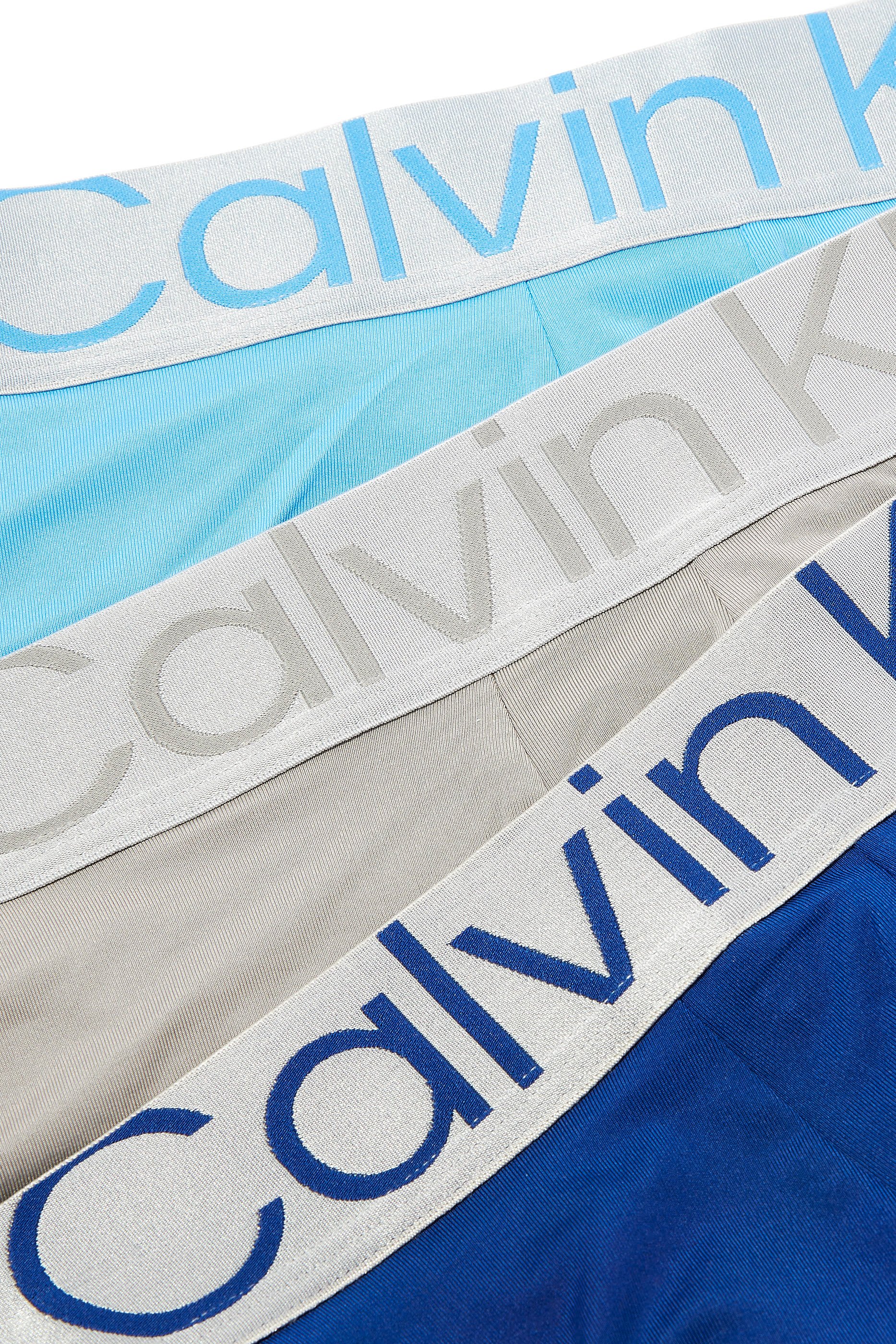 طقم بوكسرات ستيل بخصر منخفض، 3 قطع