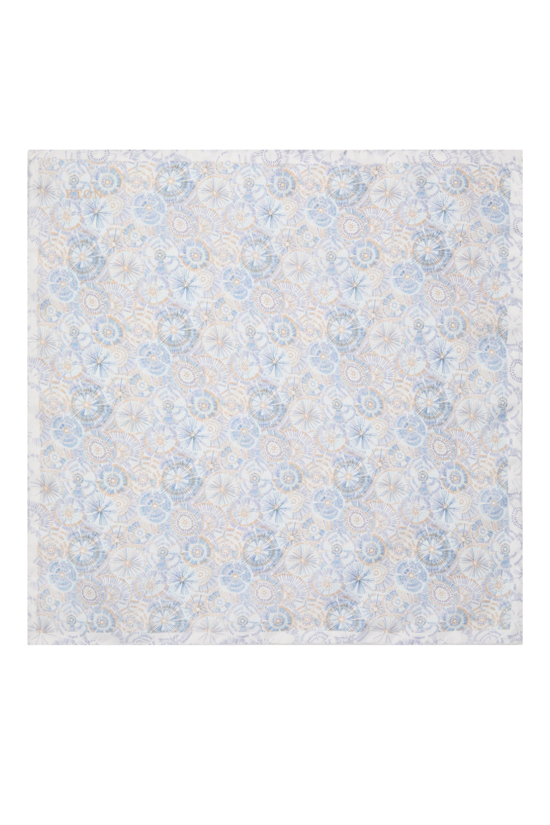 منديل جيب مربع بنقشة حرير