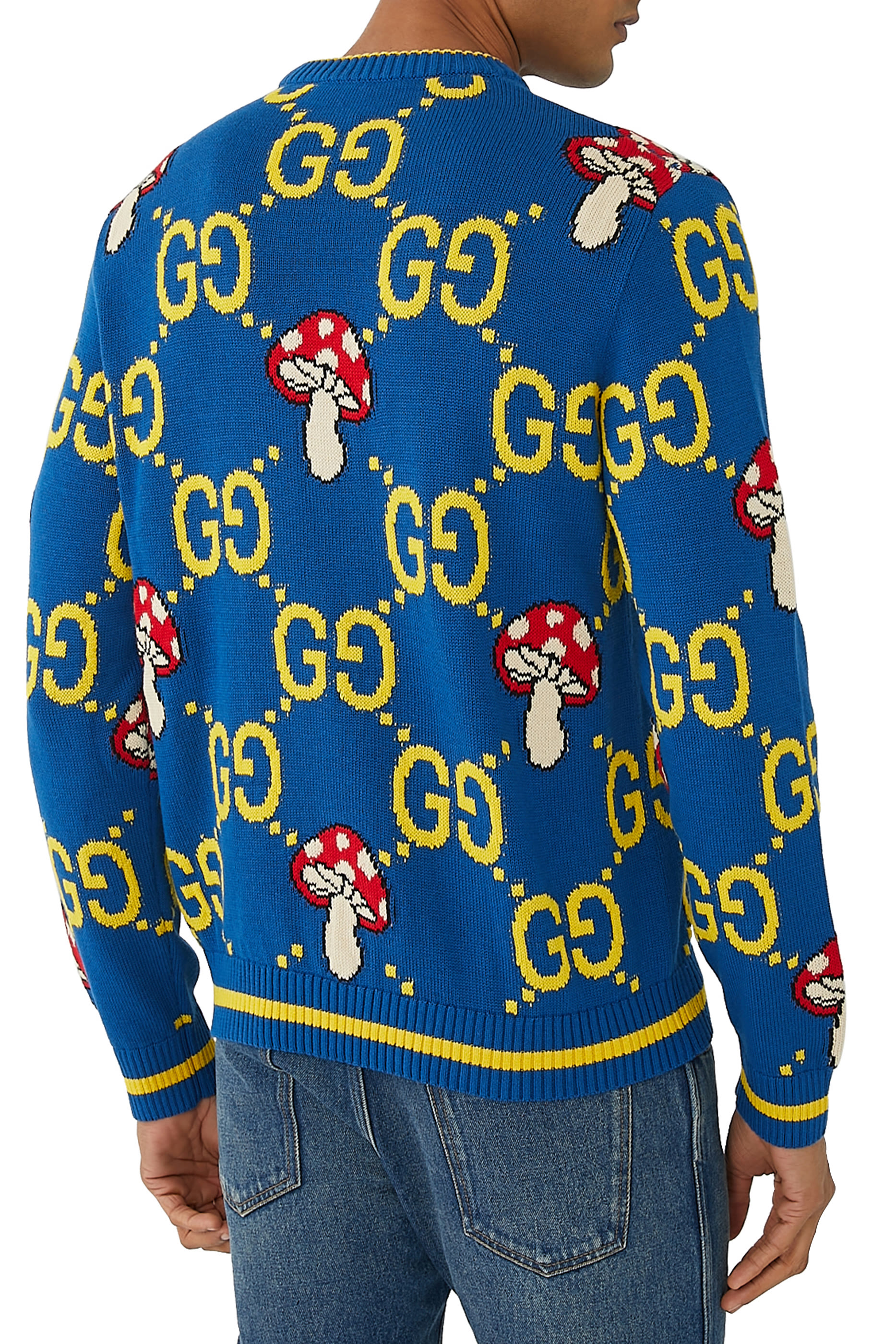 كنزة بحياكة فطر صوف