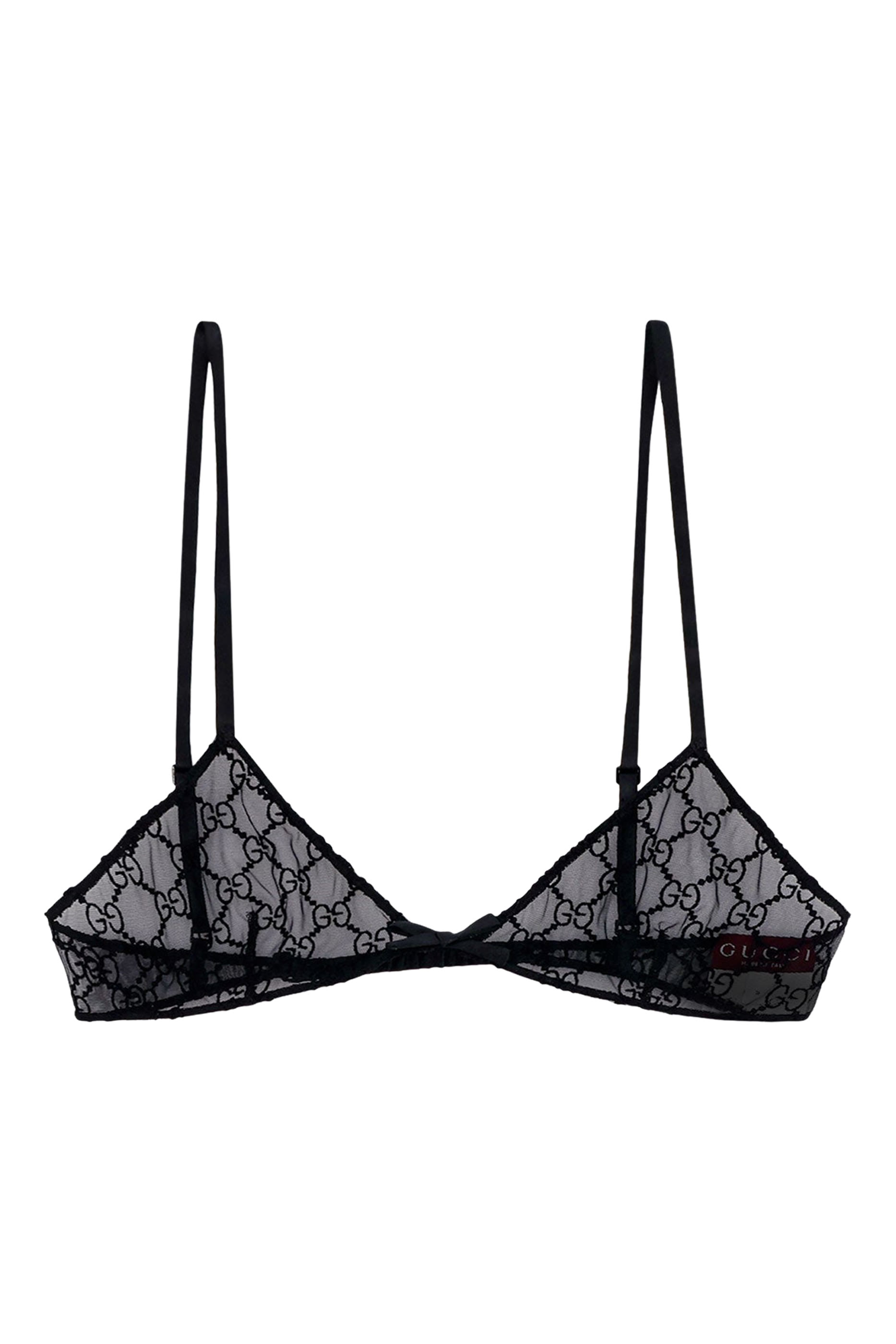 حمالة صدر بتطريز شعار حرفي الماركة  تول