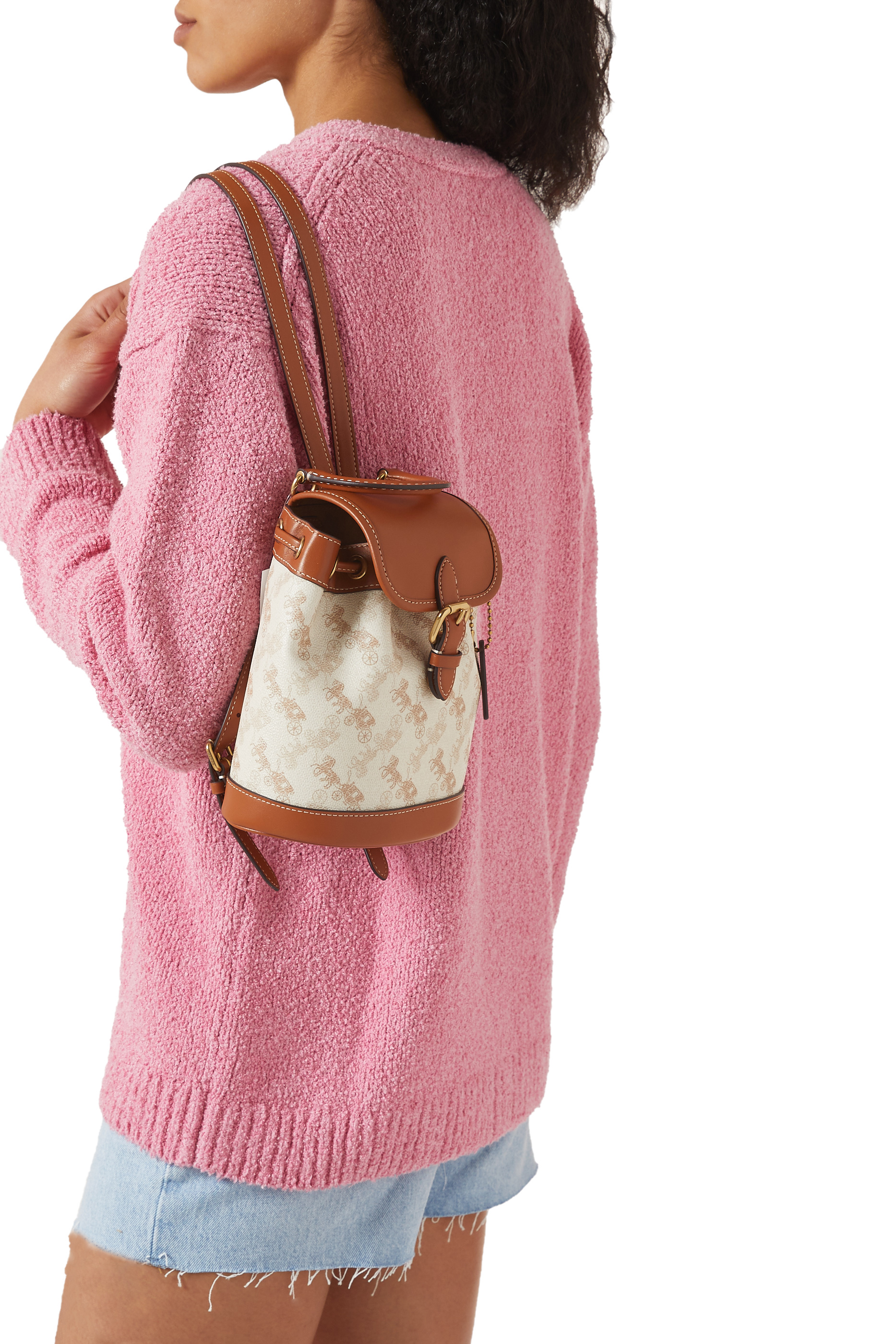 حقيبة ظهر هاربر بنقشة عربة وحصان