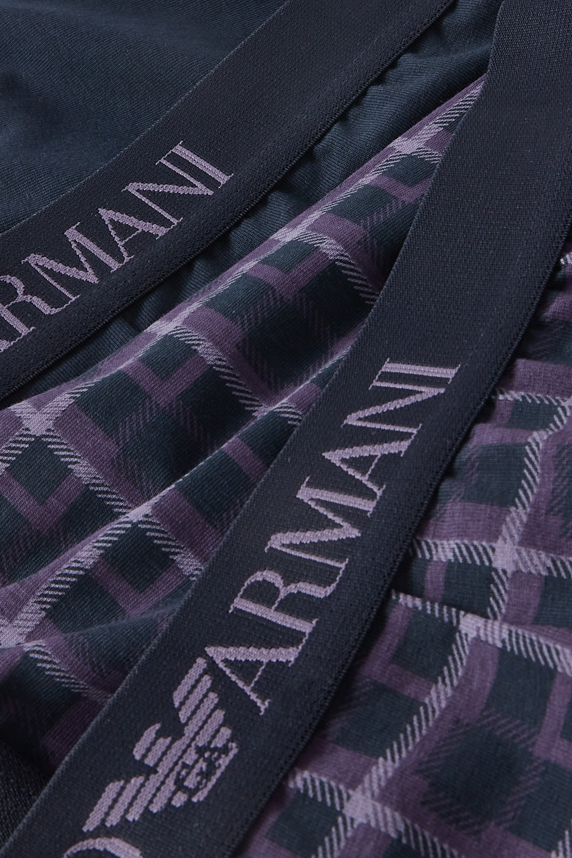 طقم سروال داخلي بشعار الماركة، قطعتين