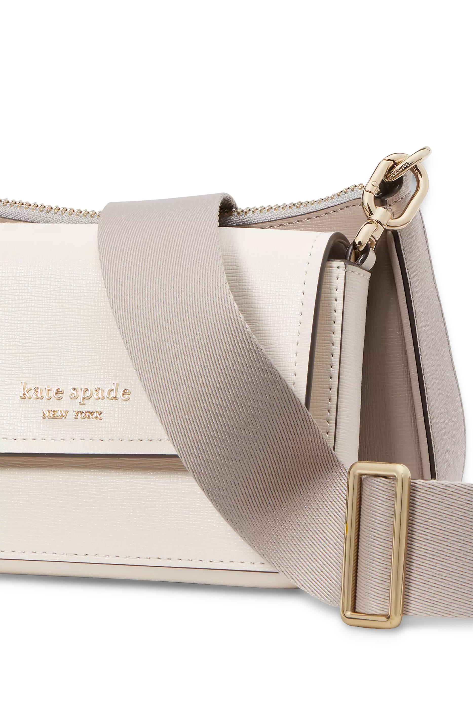 حقيبة كروس بتصميم مزدوج مقسم بألوان