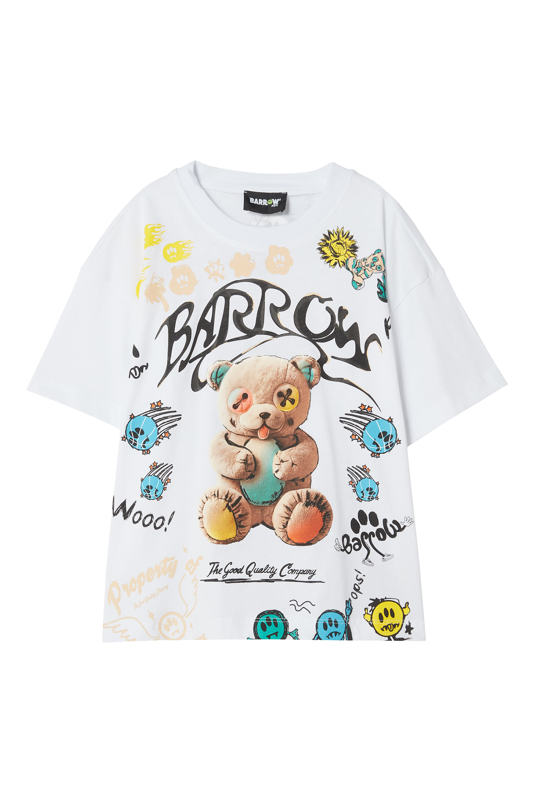 تيشيرت بطبعة غرافيكية بالكامل للأطفال