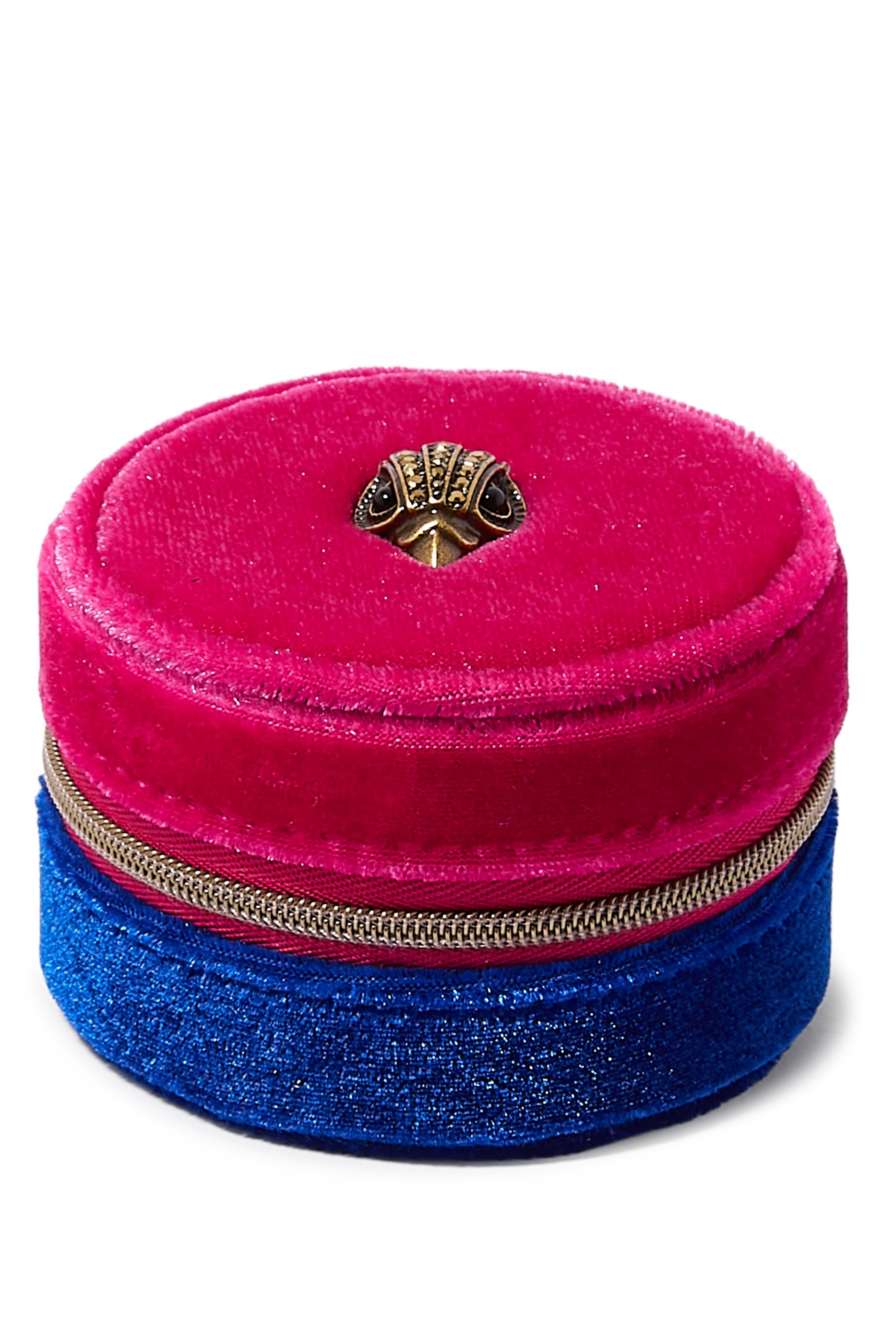 علبة مجوهرات دائرية صغيرة