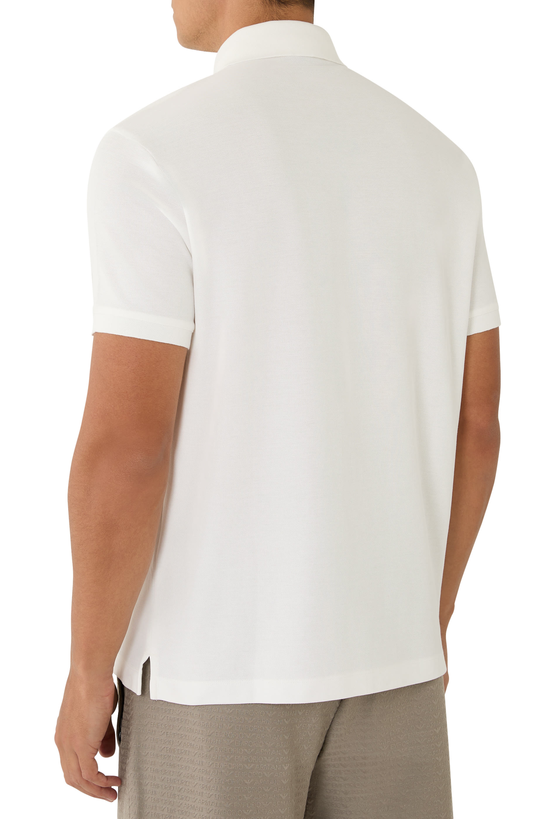 قميص بولو بتطريز شعار الماركة بيكيه