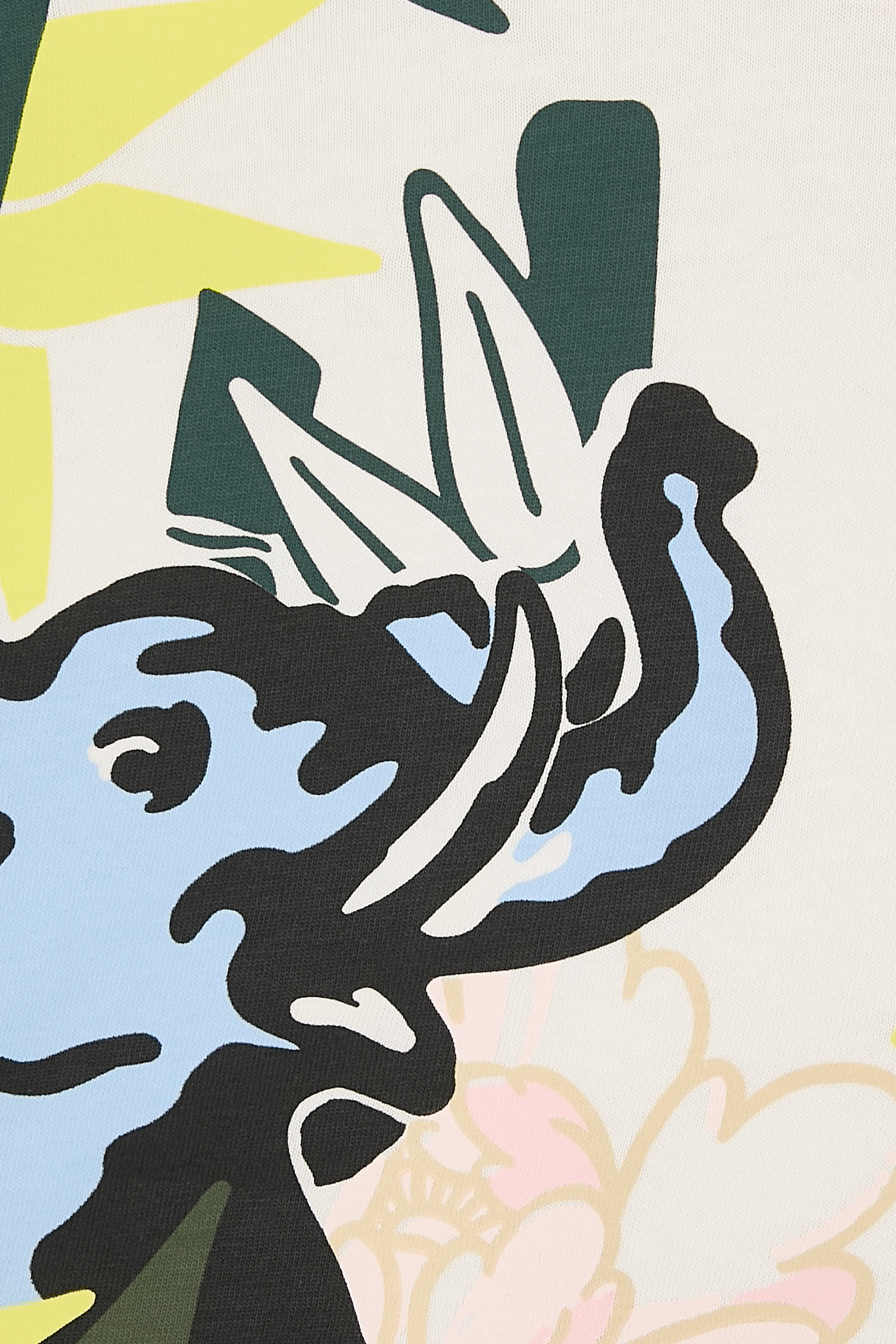 بلوزة بلا أكمام بنقشة استوائية للأطفال