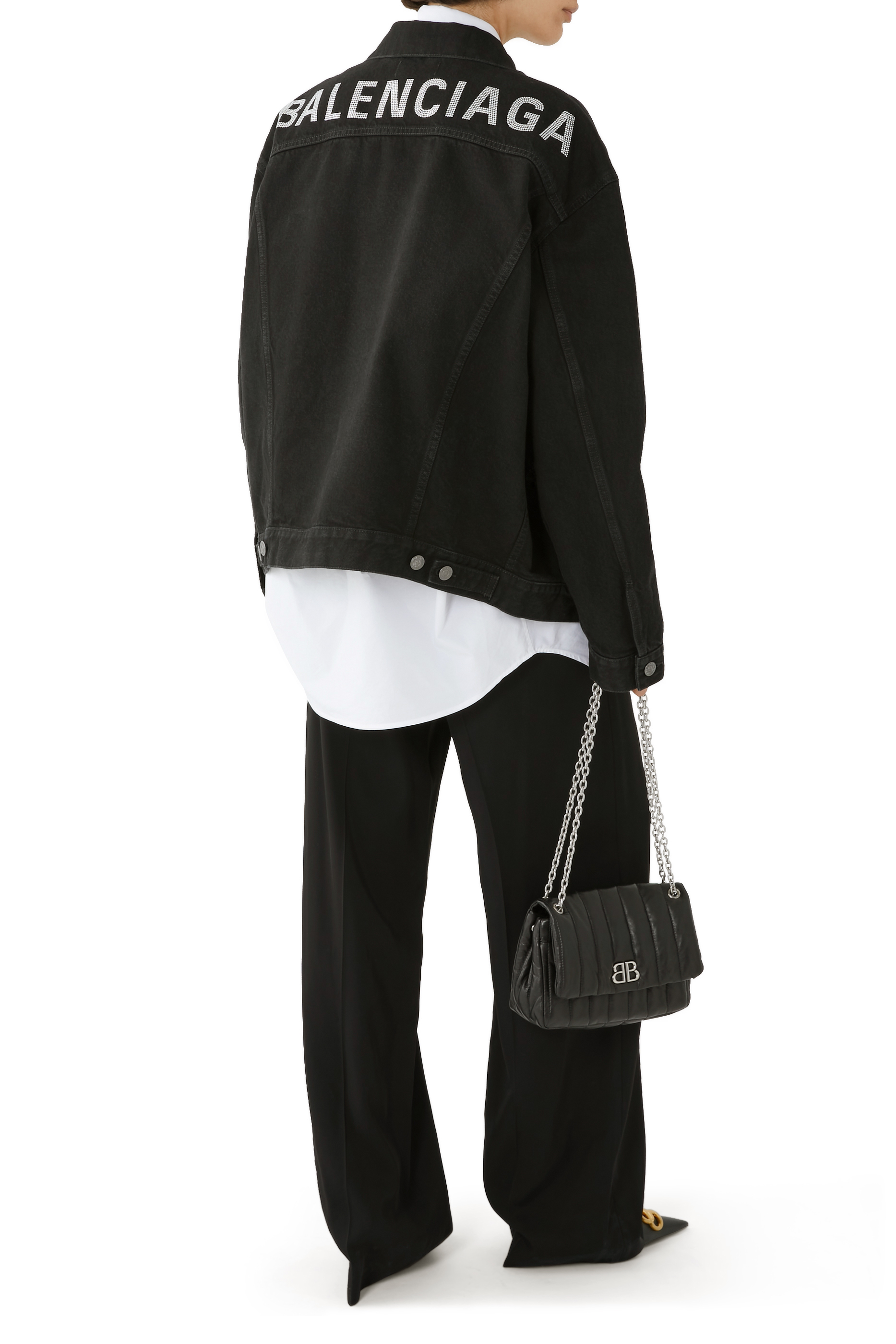 حقيبة موناكو صغيرة جلد مبطن