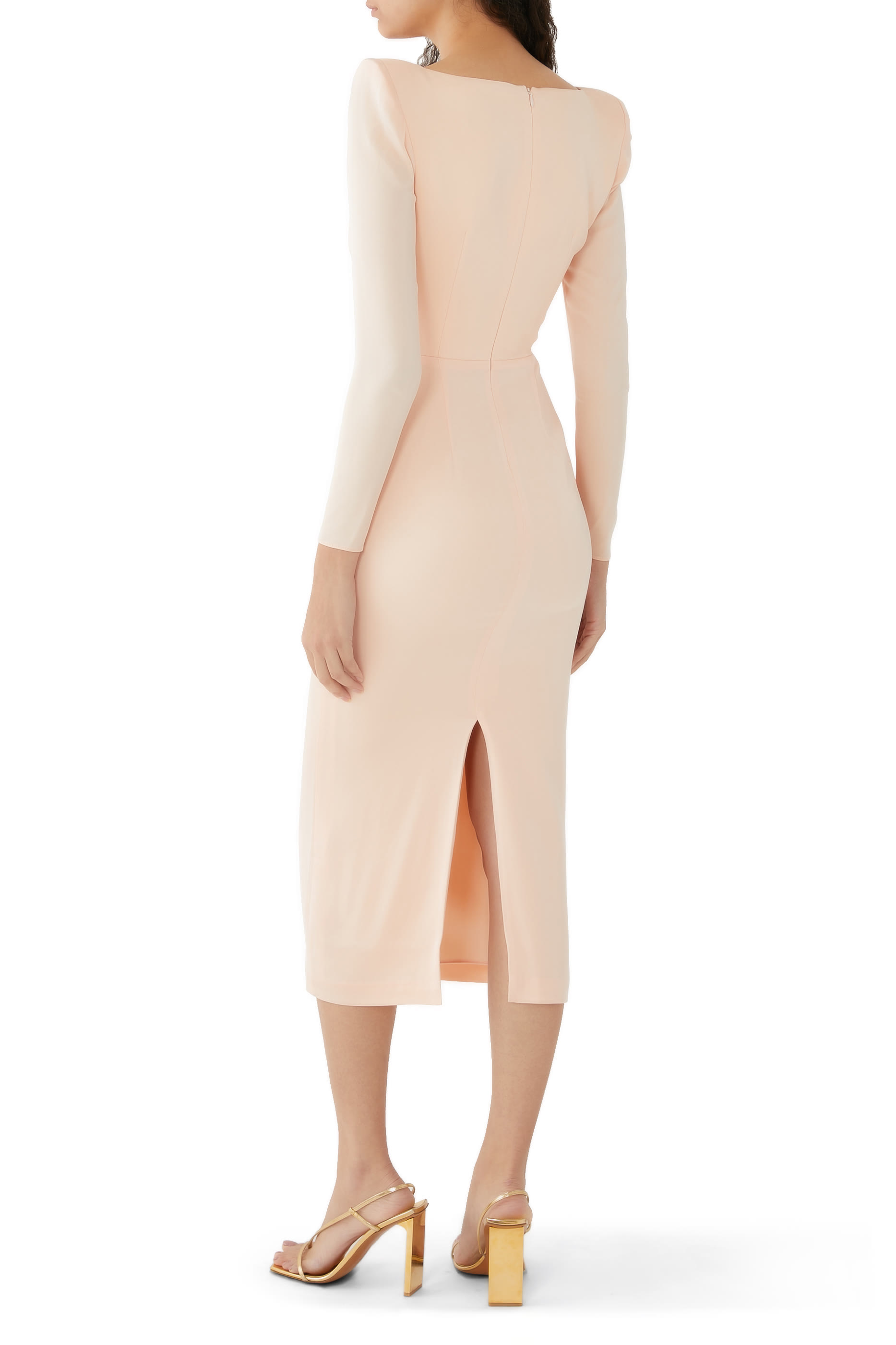 فستان انجلد بورتريت متوسط الطول