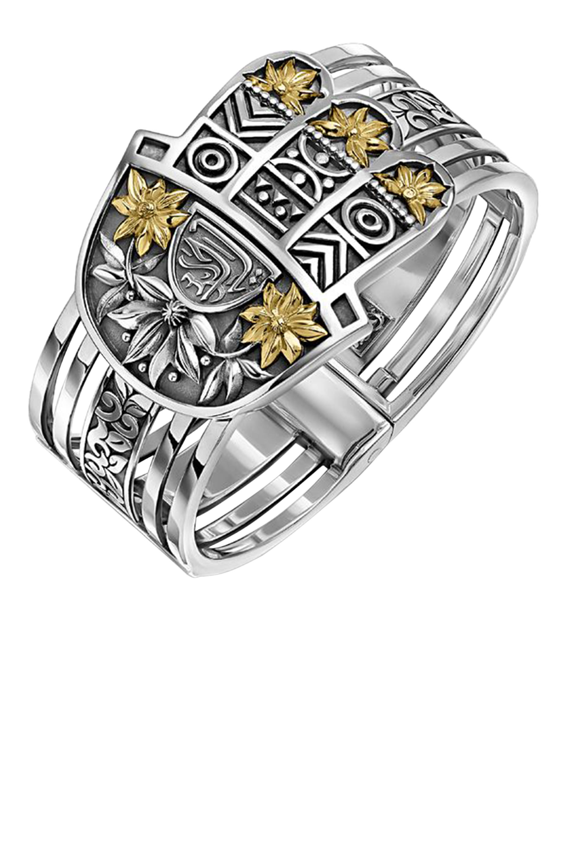 سوار كف مملوكي، فضة إسترلينية وذهب أصفر عيار 18