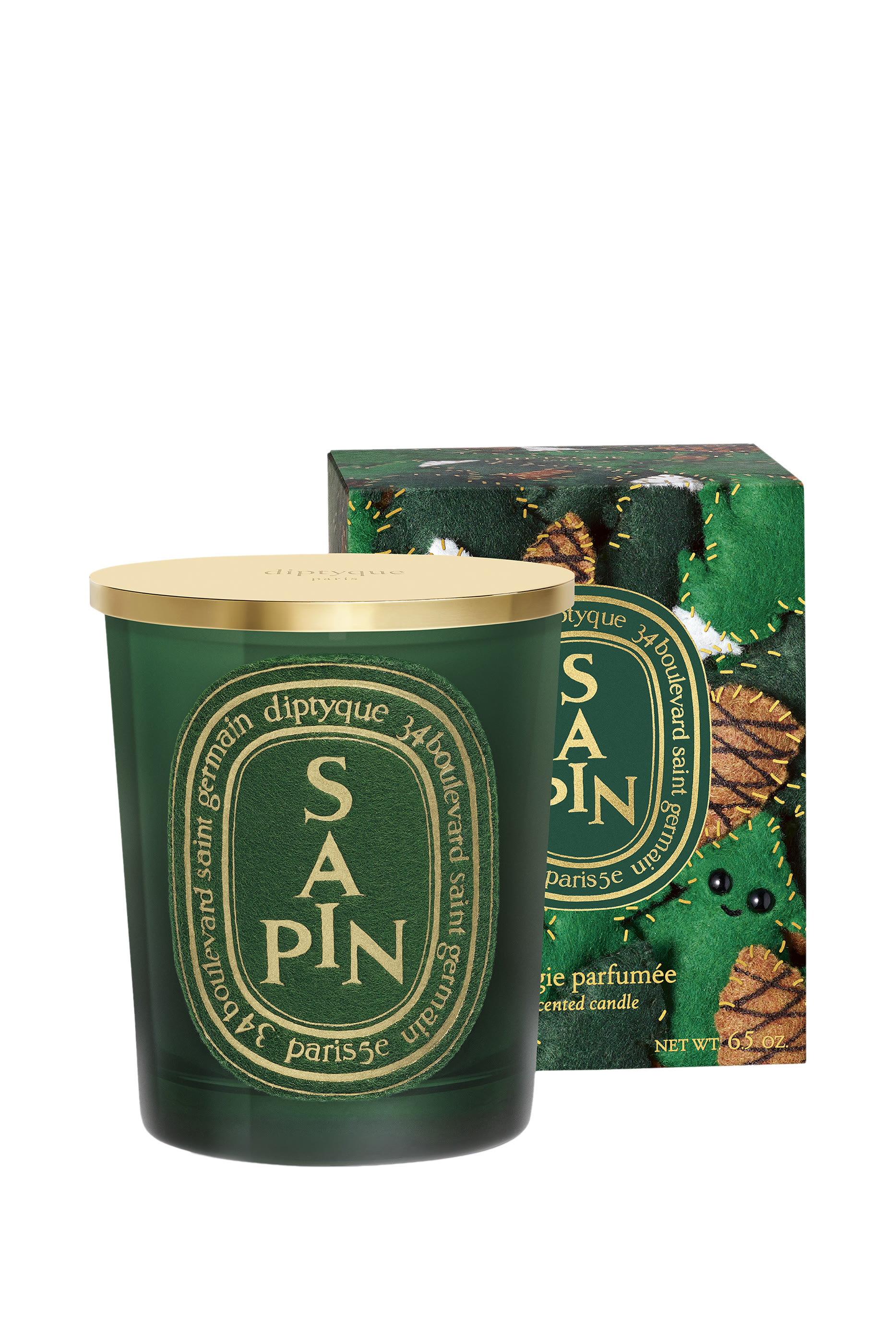 شمعة سابين معطرة بغطاء لباد - إصدار محدود ايه