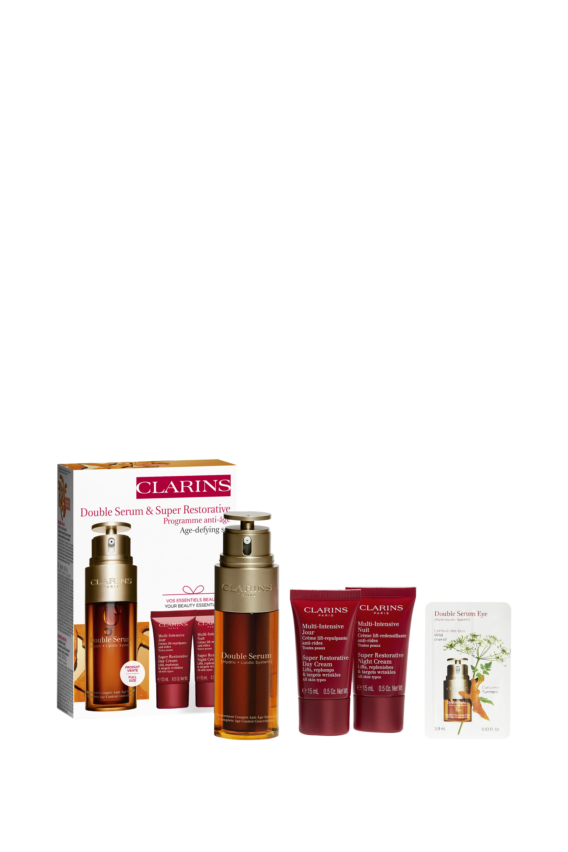 مجموعة سيروم مزدوج وكريم مالتي انتنسيف