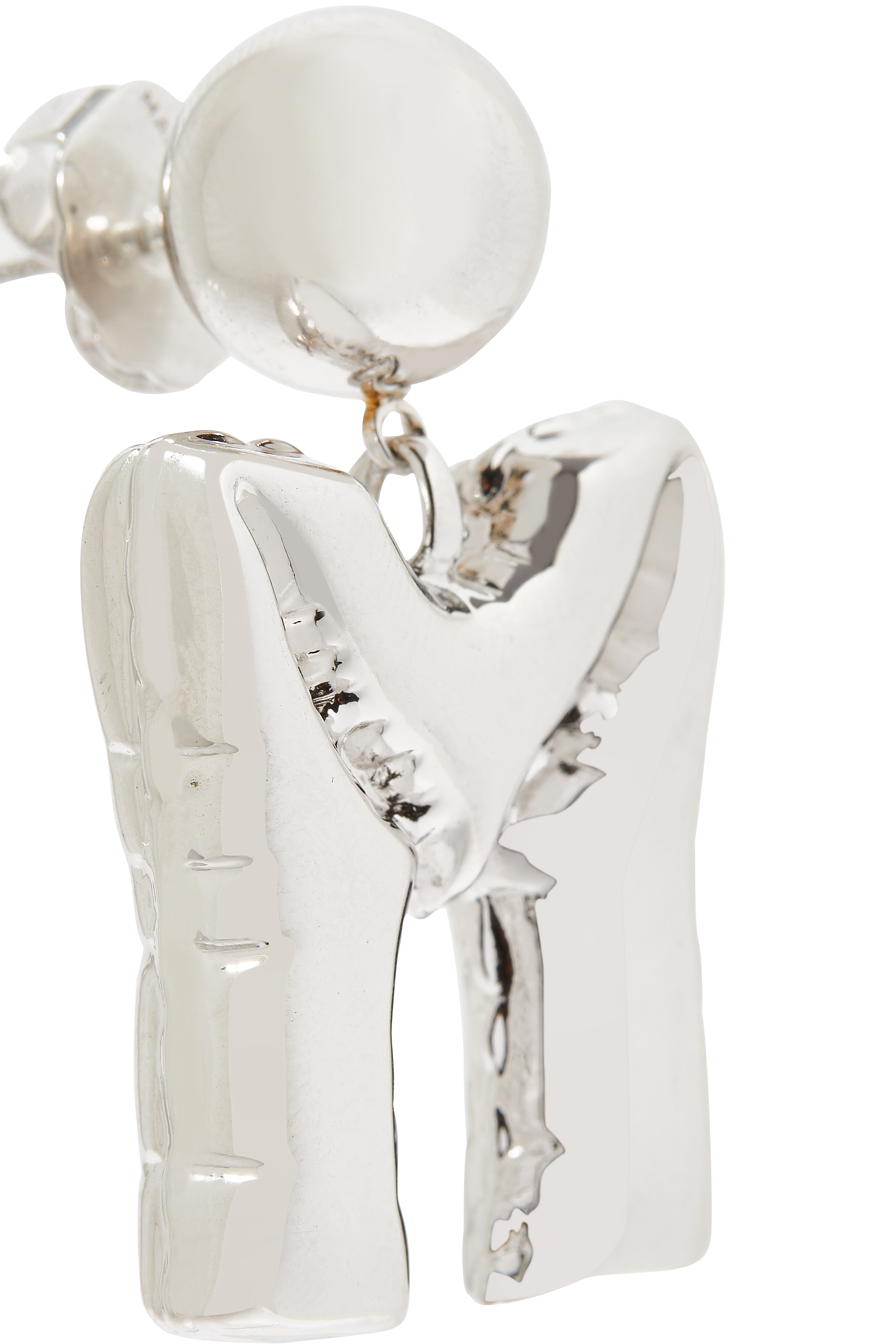 أقراط ام جي بتصميم منفوخ