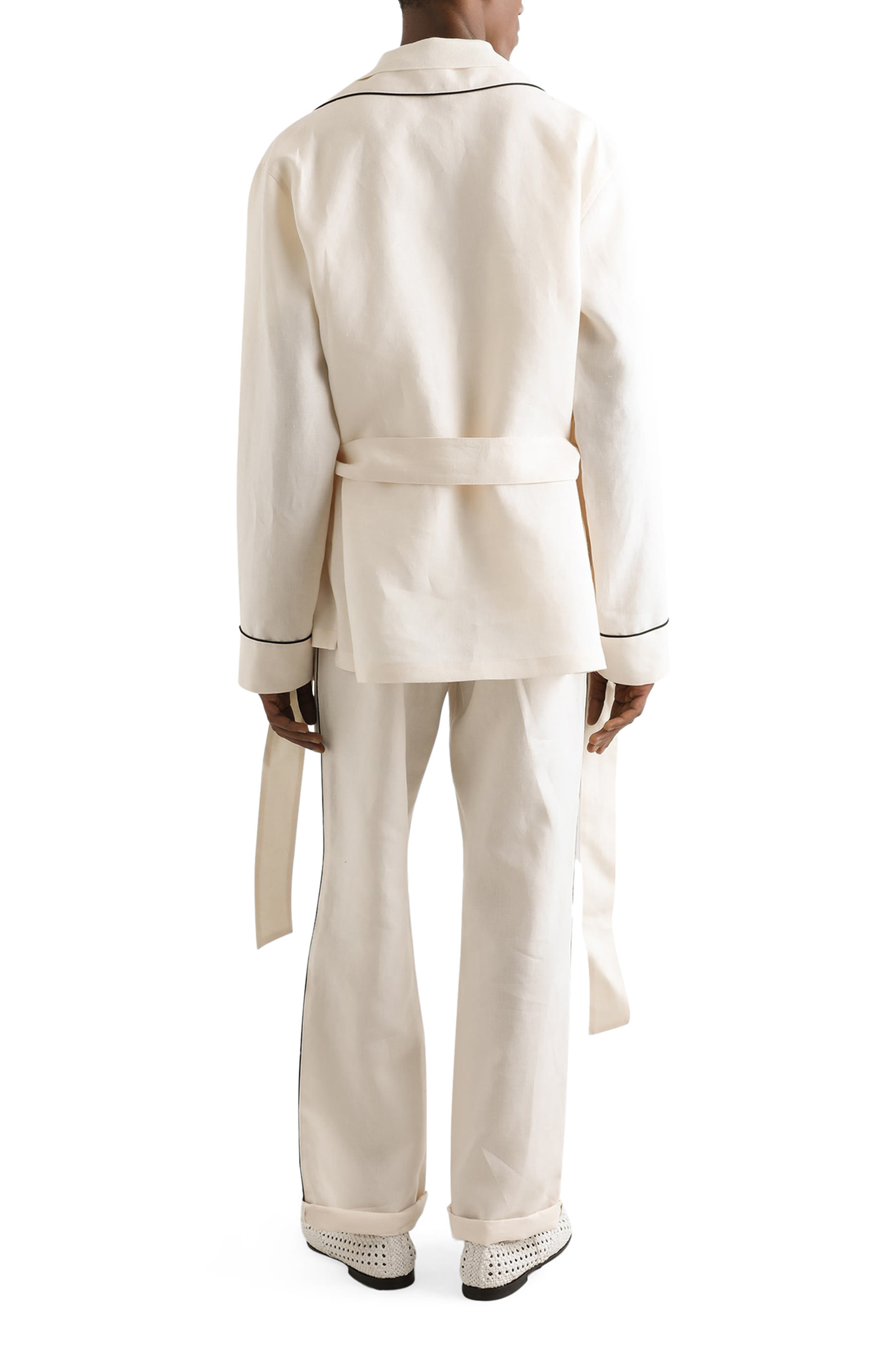 قميص بولو بأكمام قصيرة قطن منسوج