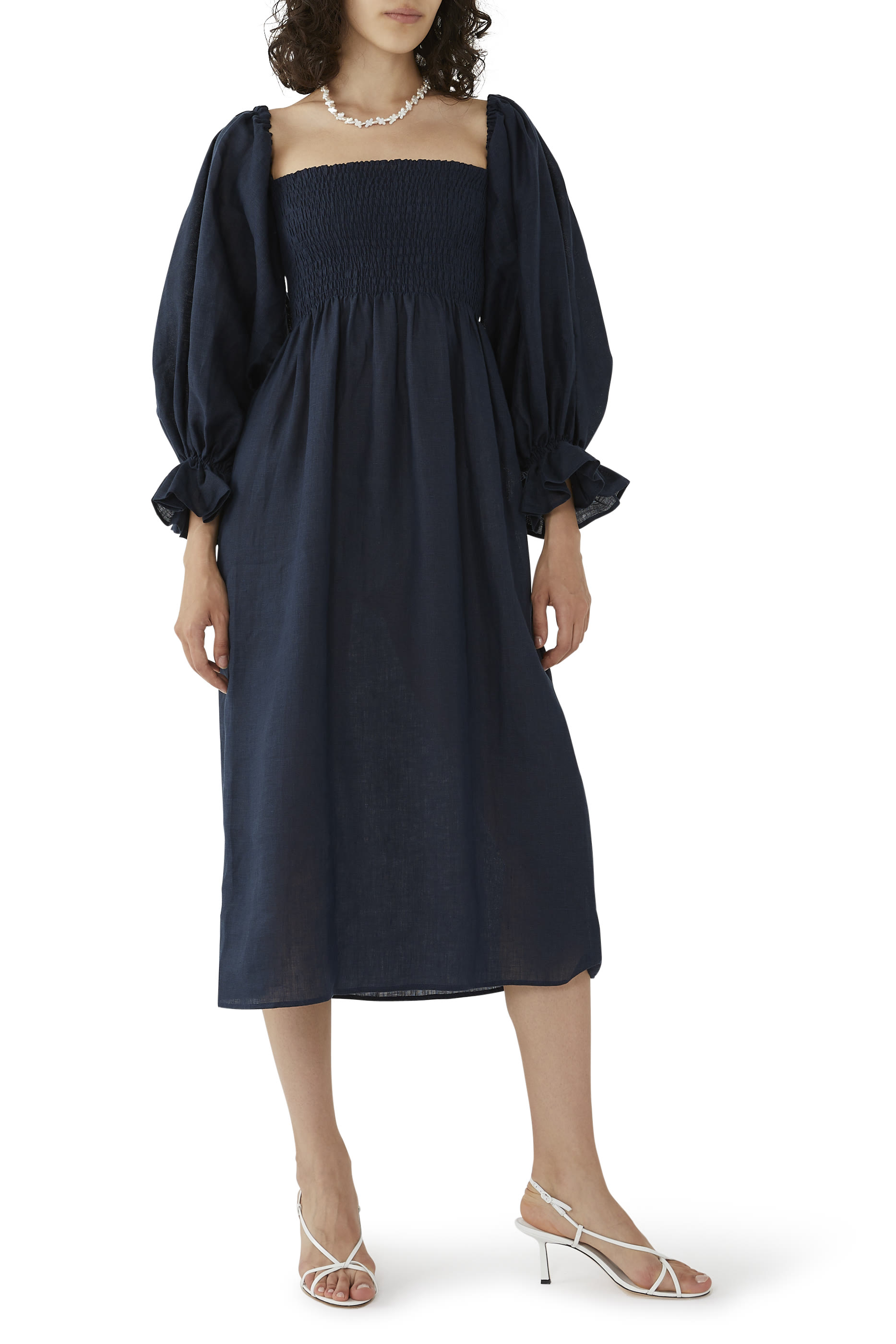 فستان أتلانتا كتان