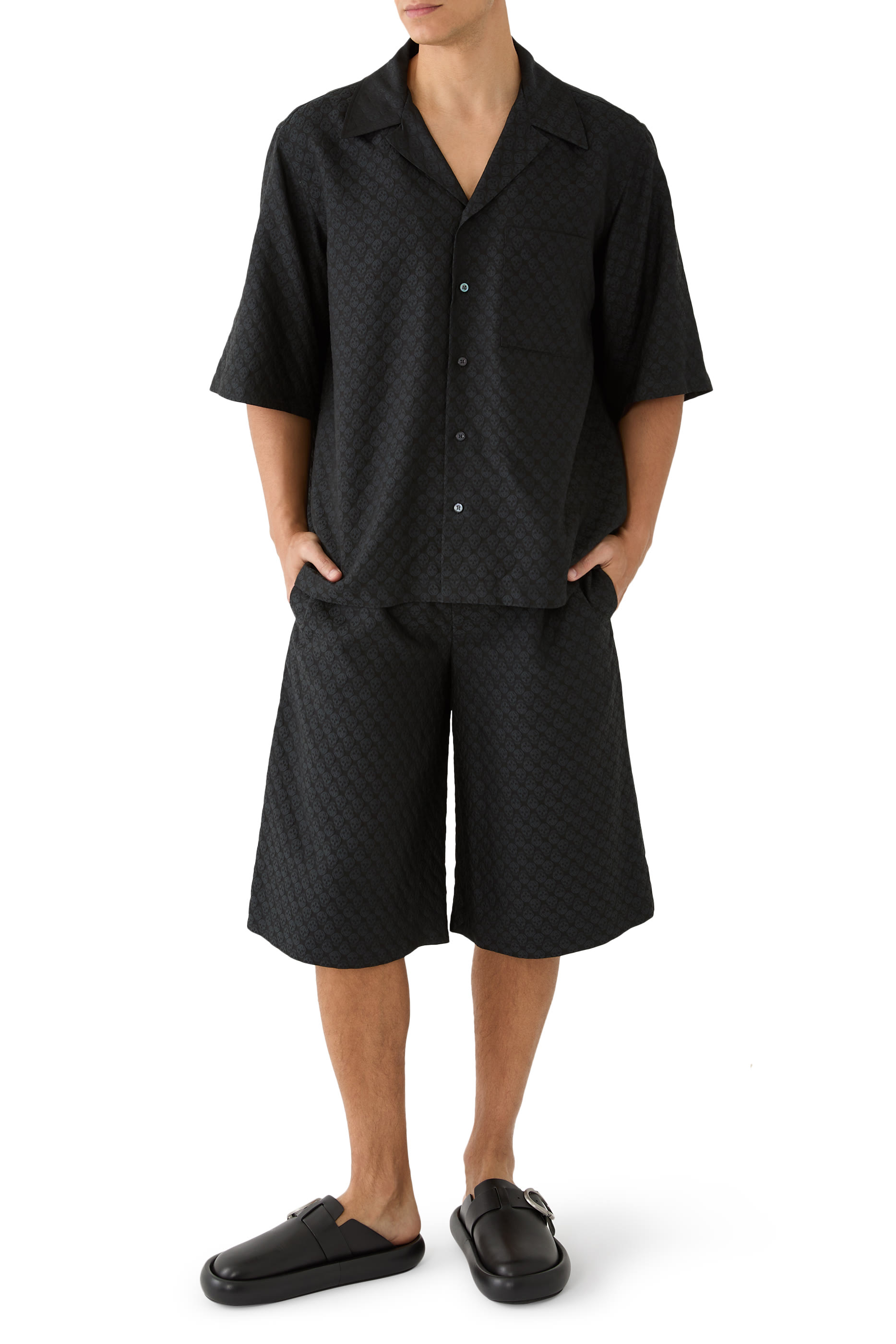 شورت بنقشات جمجمة جاكار