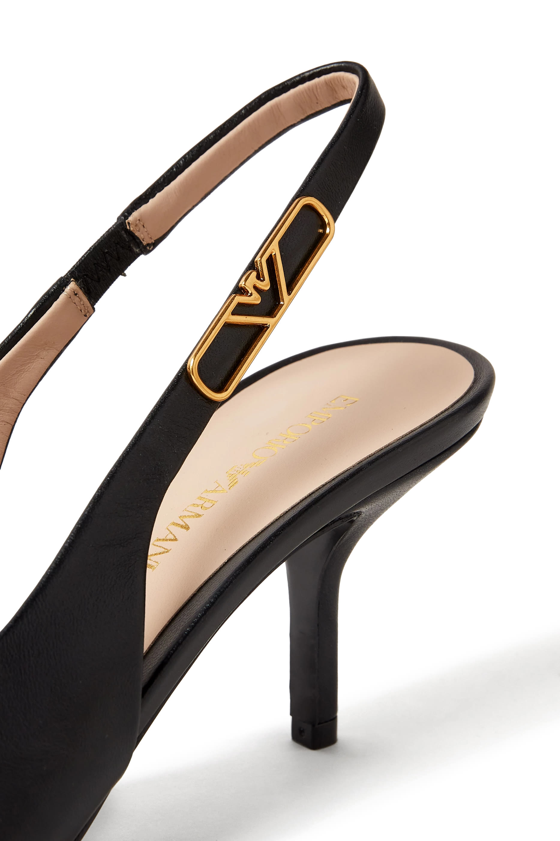 حذاء كلاسيك 65 بشعار الماركة وسير خلفي جلد نابا