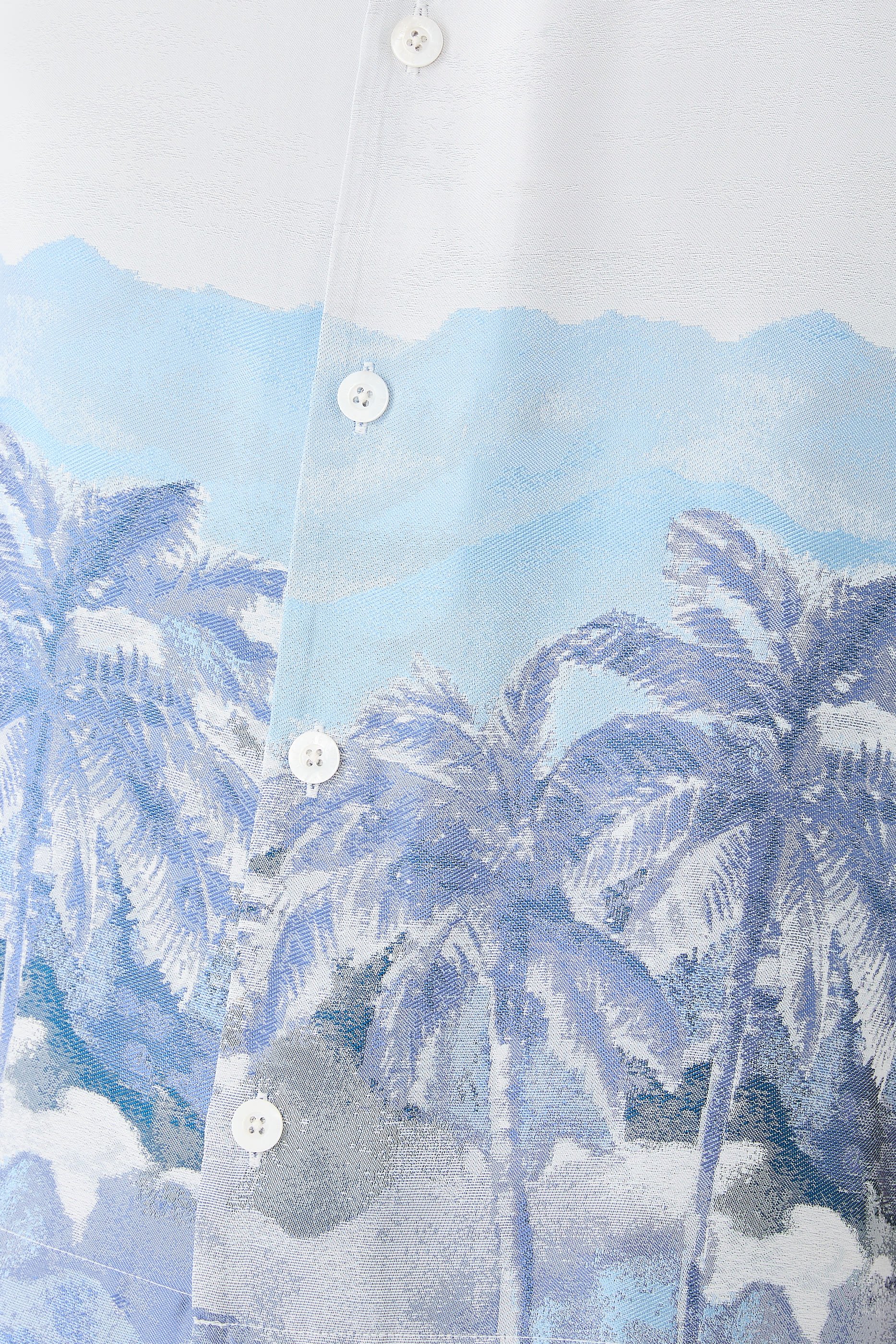 قميص سيزان مزيج حرير جاكار