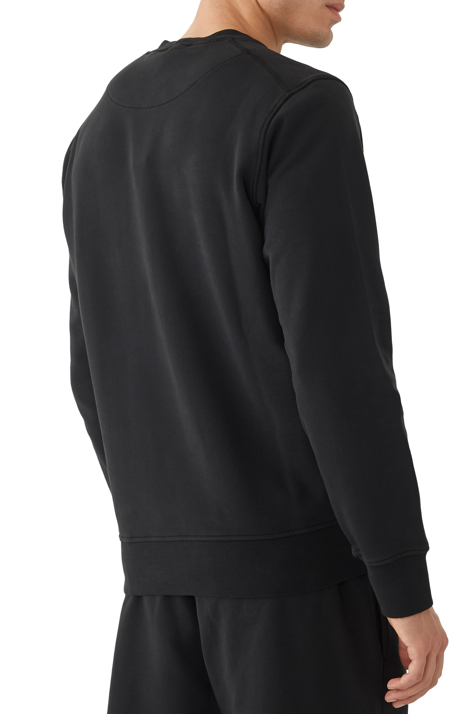 سويت شيرت برقعة شعار الماركة