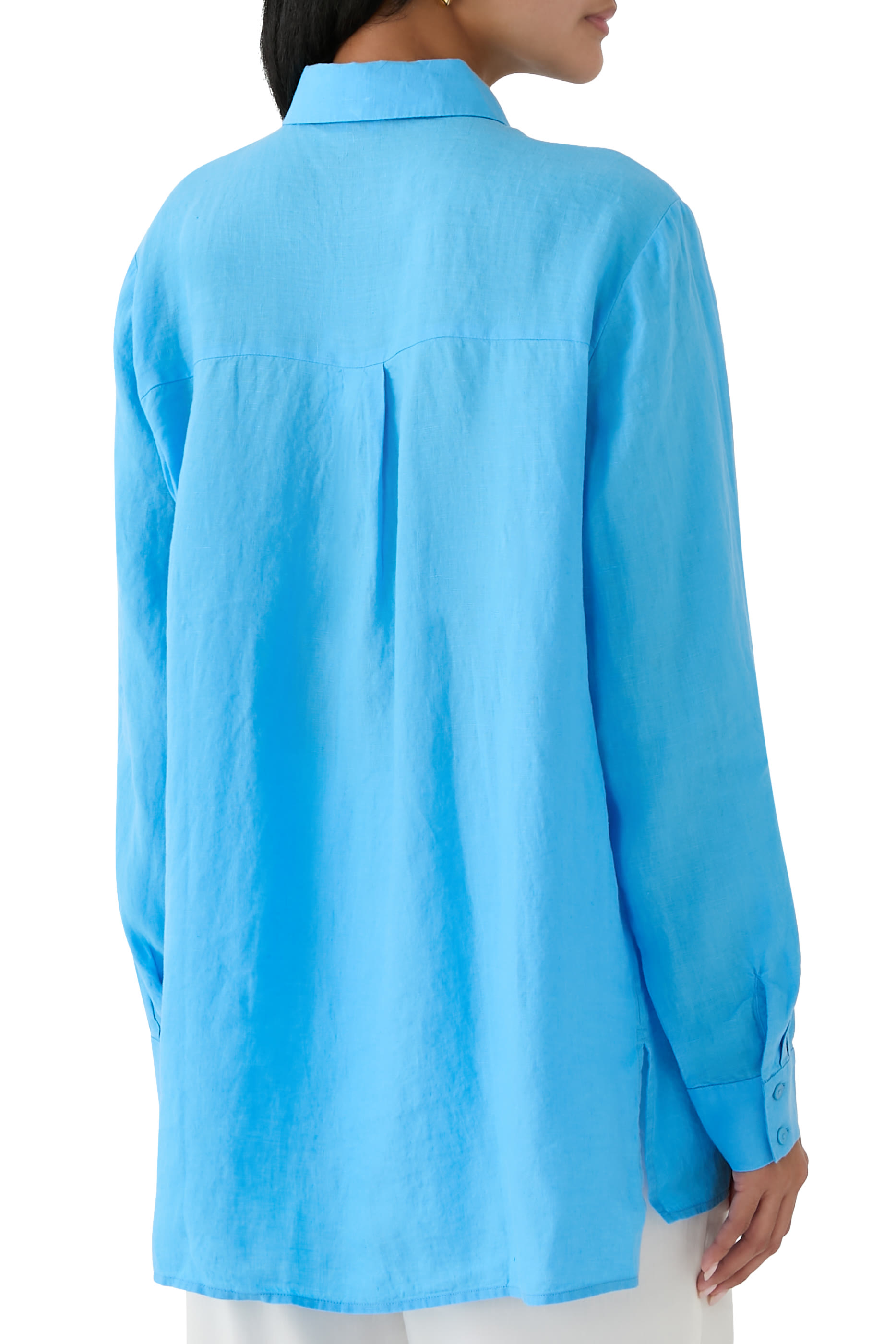 قميص بياقة كلاسيكية كتان عضوي