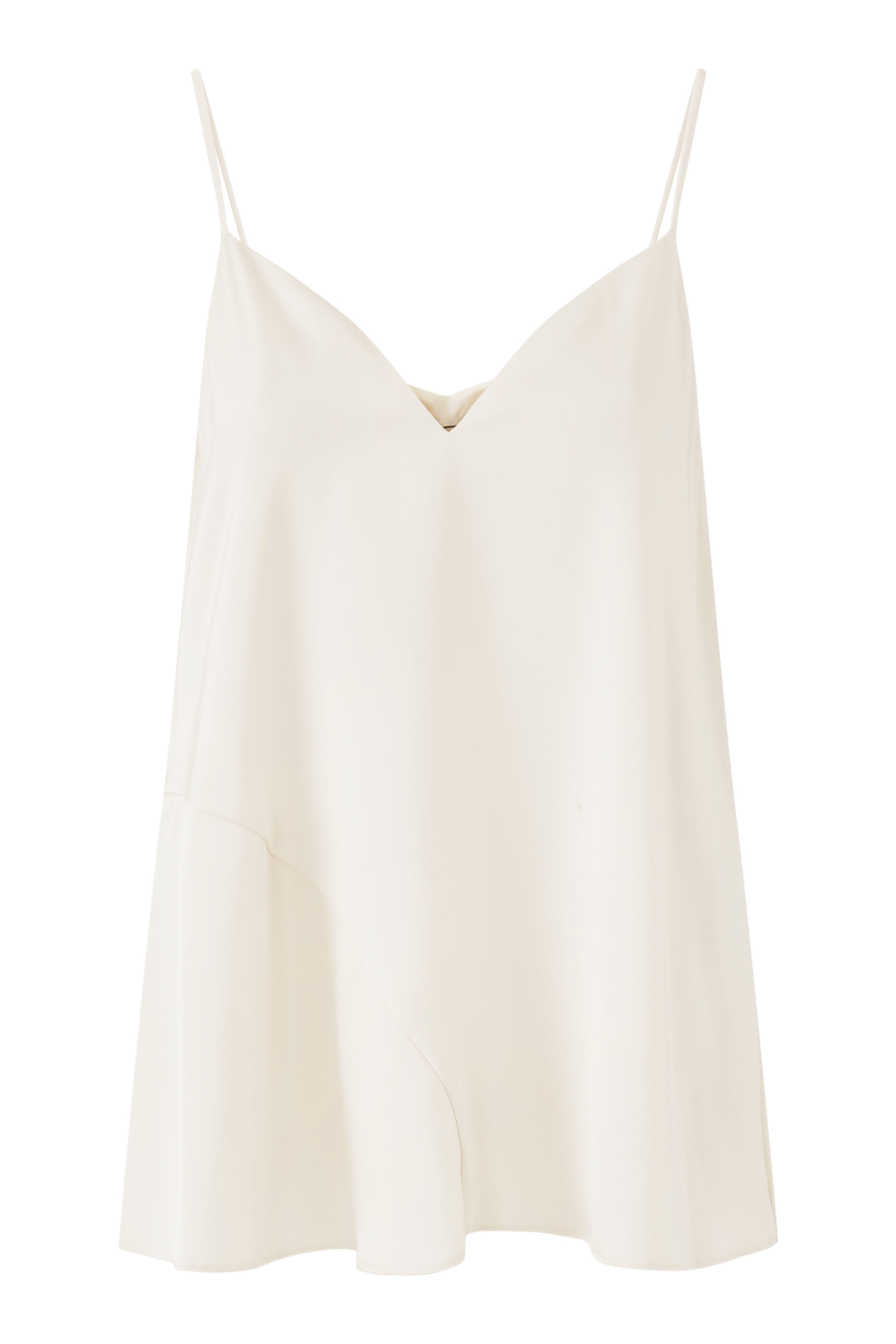 بلوزة قماش ستان غير لامع