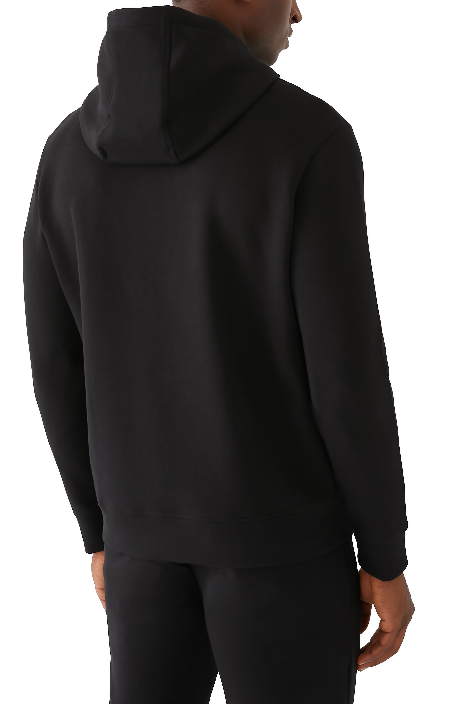 هودي بغطاء رأس جرسيه مزدوج مزين بتنين لرأس السنة الصينية