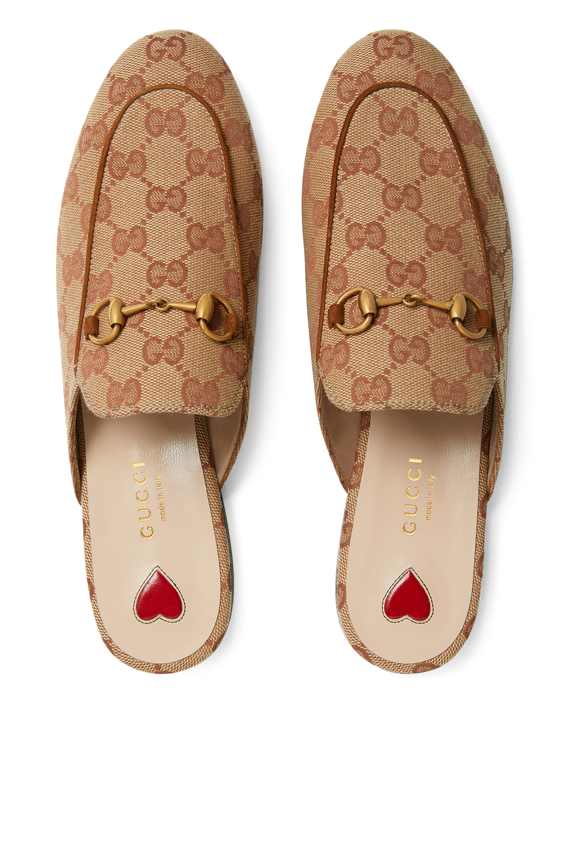 حذاء سهل الارتداء برينستاون قنب بشعار حرفي GG