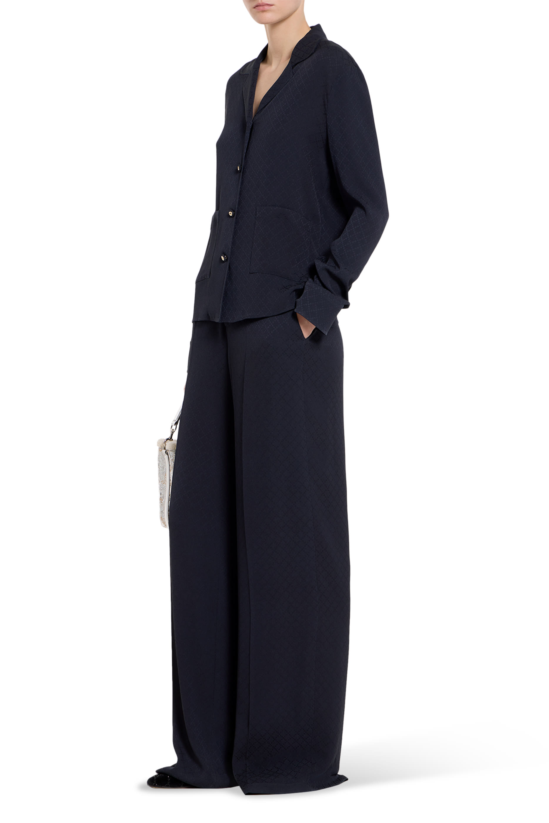 بنطال حرير جاكار