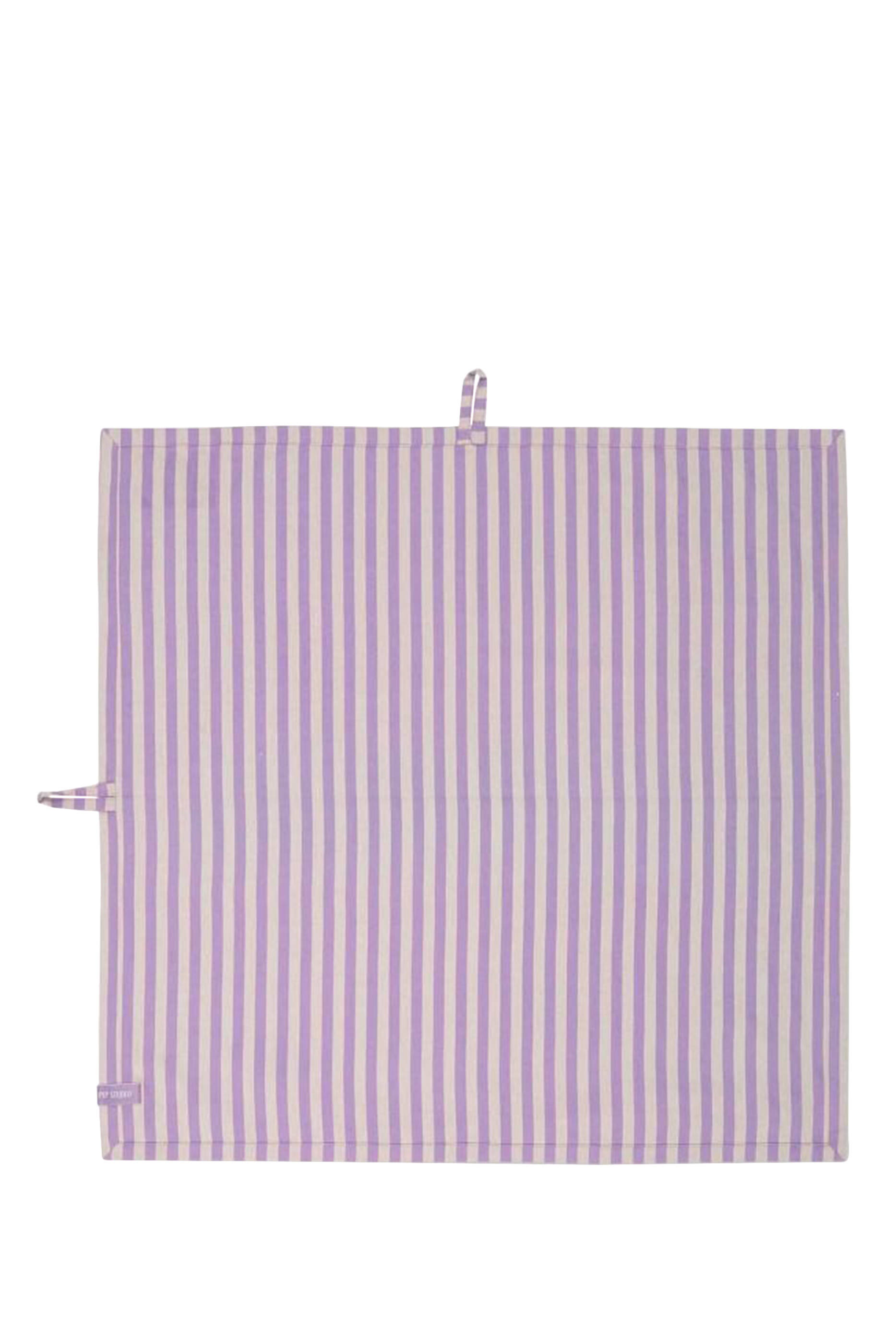 طقم مناشف شاي مخططة، قطعتين