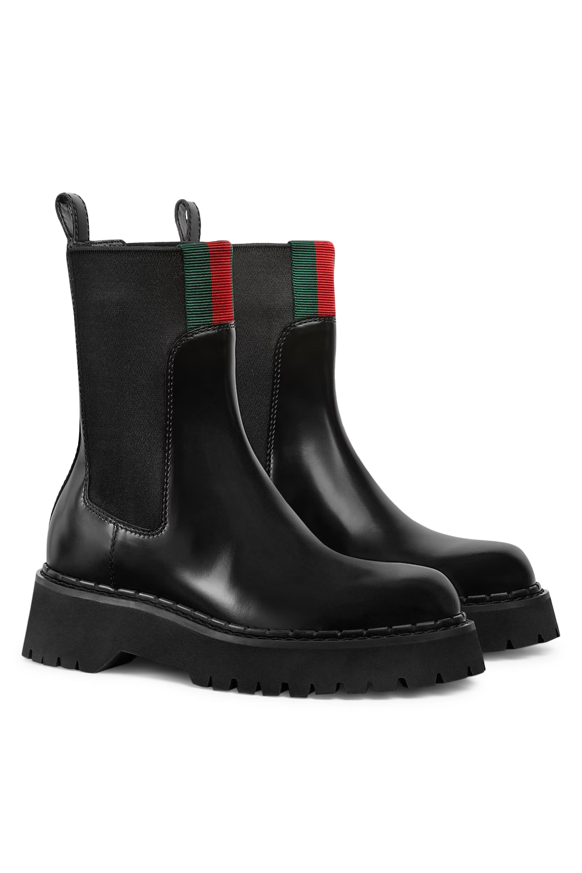 حذاء بوت بشريط ويب