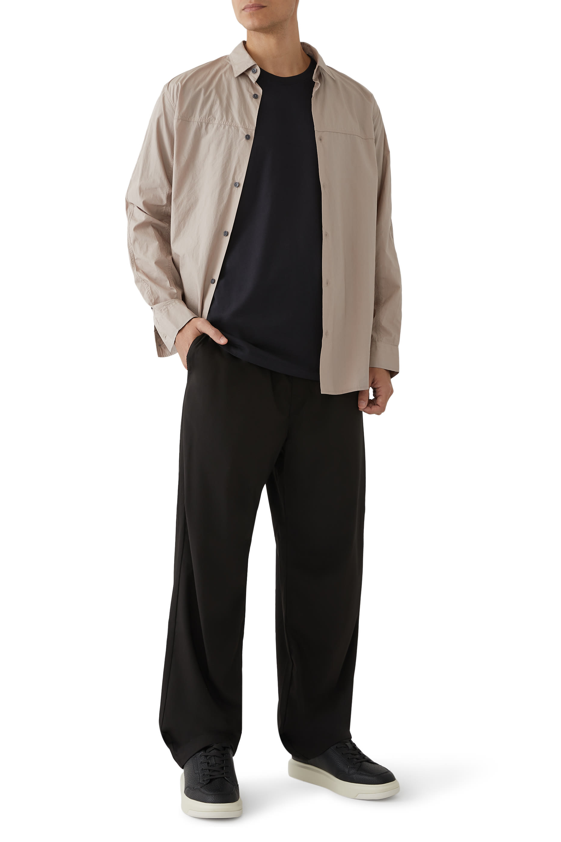 تيشيرت بحروف شعار الماركة جيرسيه