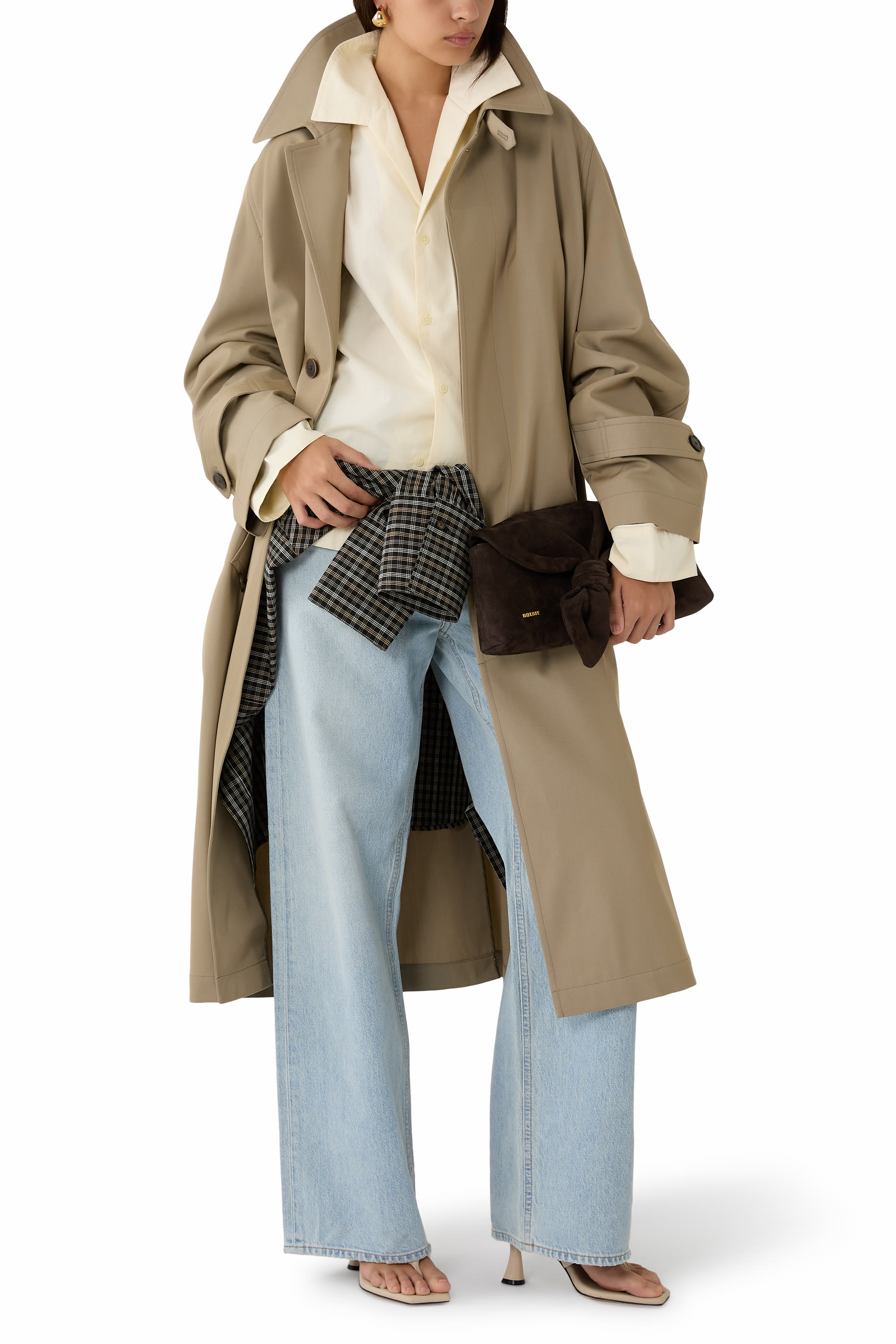 حقيبة بوشاح بعقدة شمواه