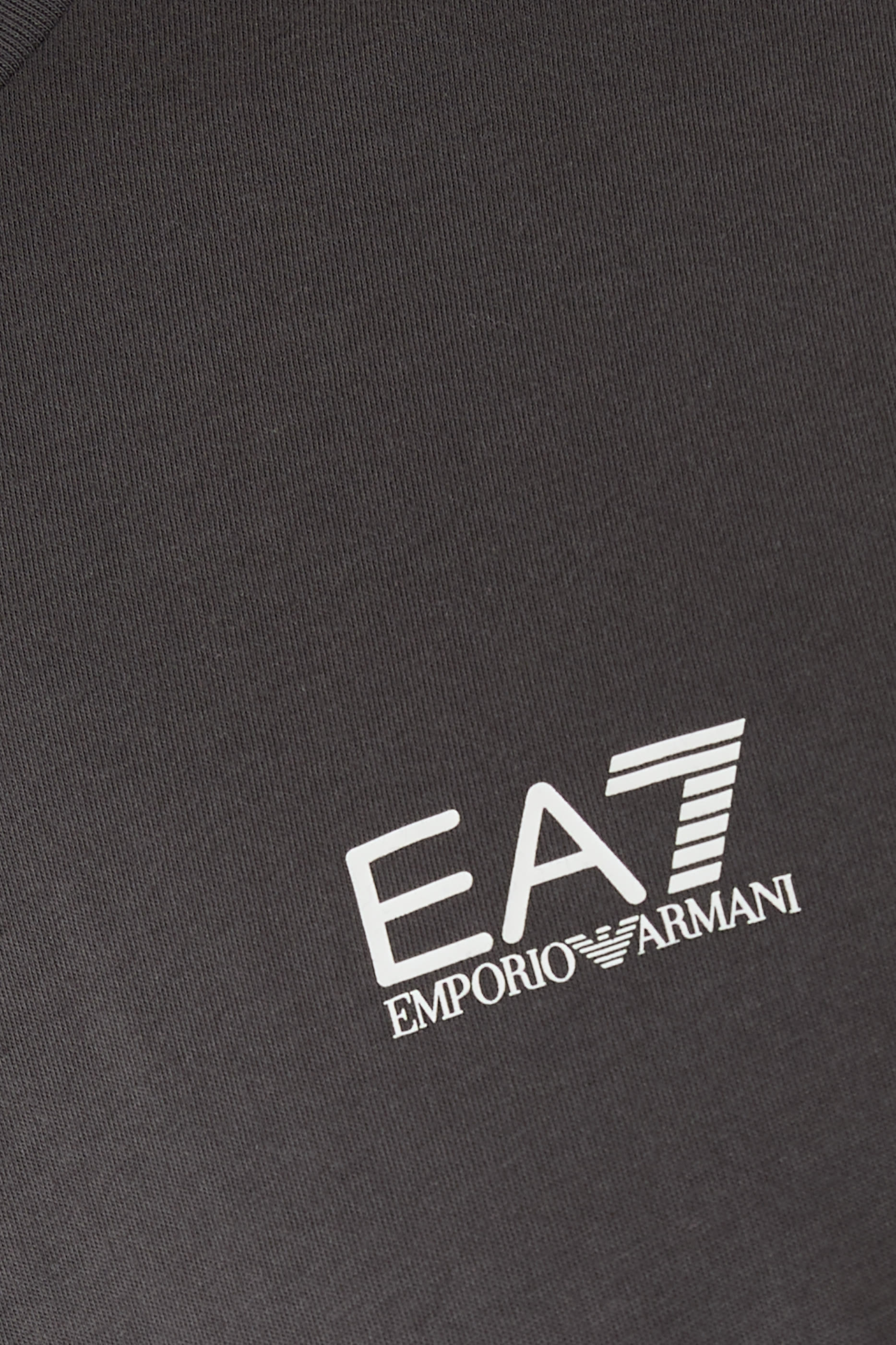 تيشيرت مزين بشعار الماركة قطن-جيرسيه