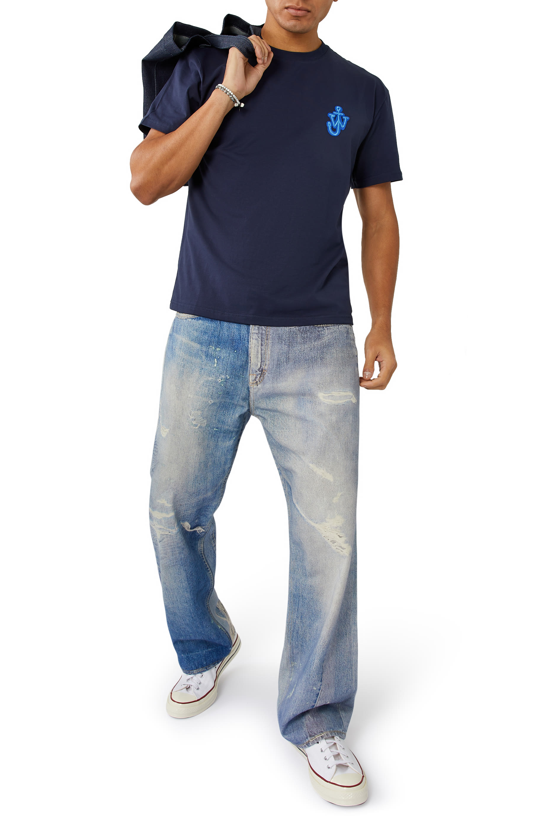 تيشيرت برقعة شعار المرساة