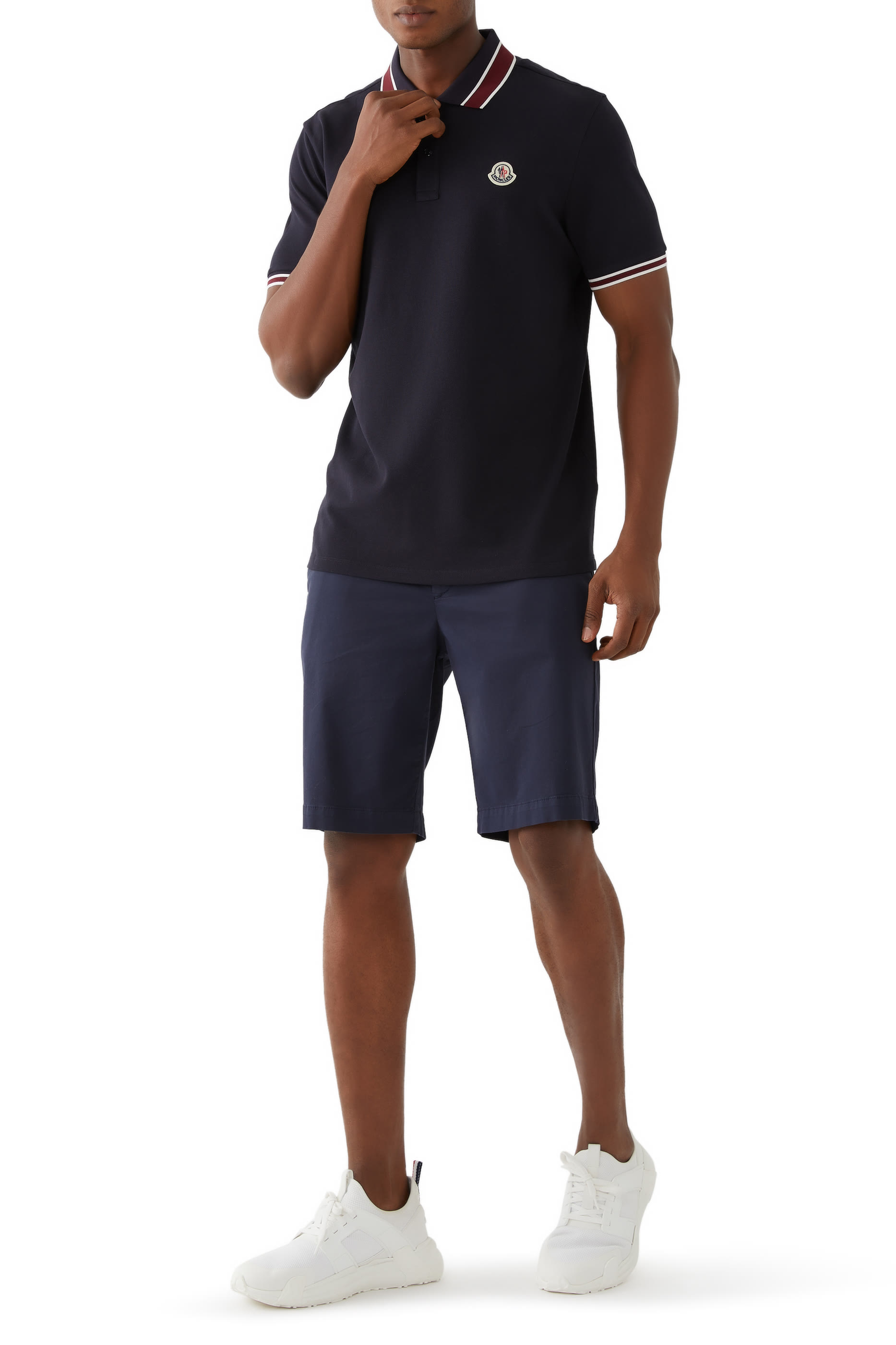 قميص بولو برقعة شعار الماركة