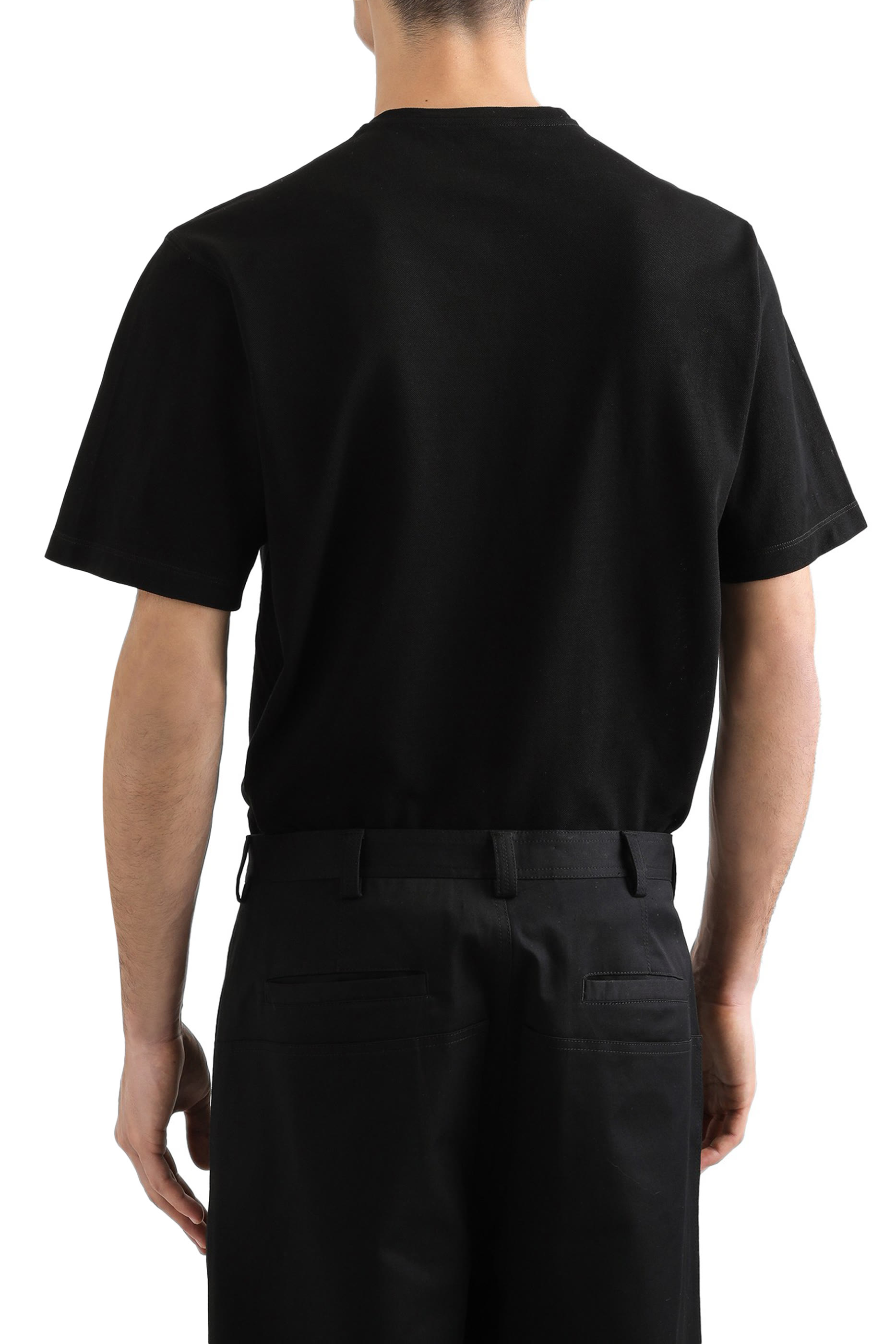 تيشيرت برقعة شعار الماركة قطن