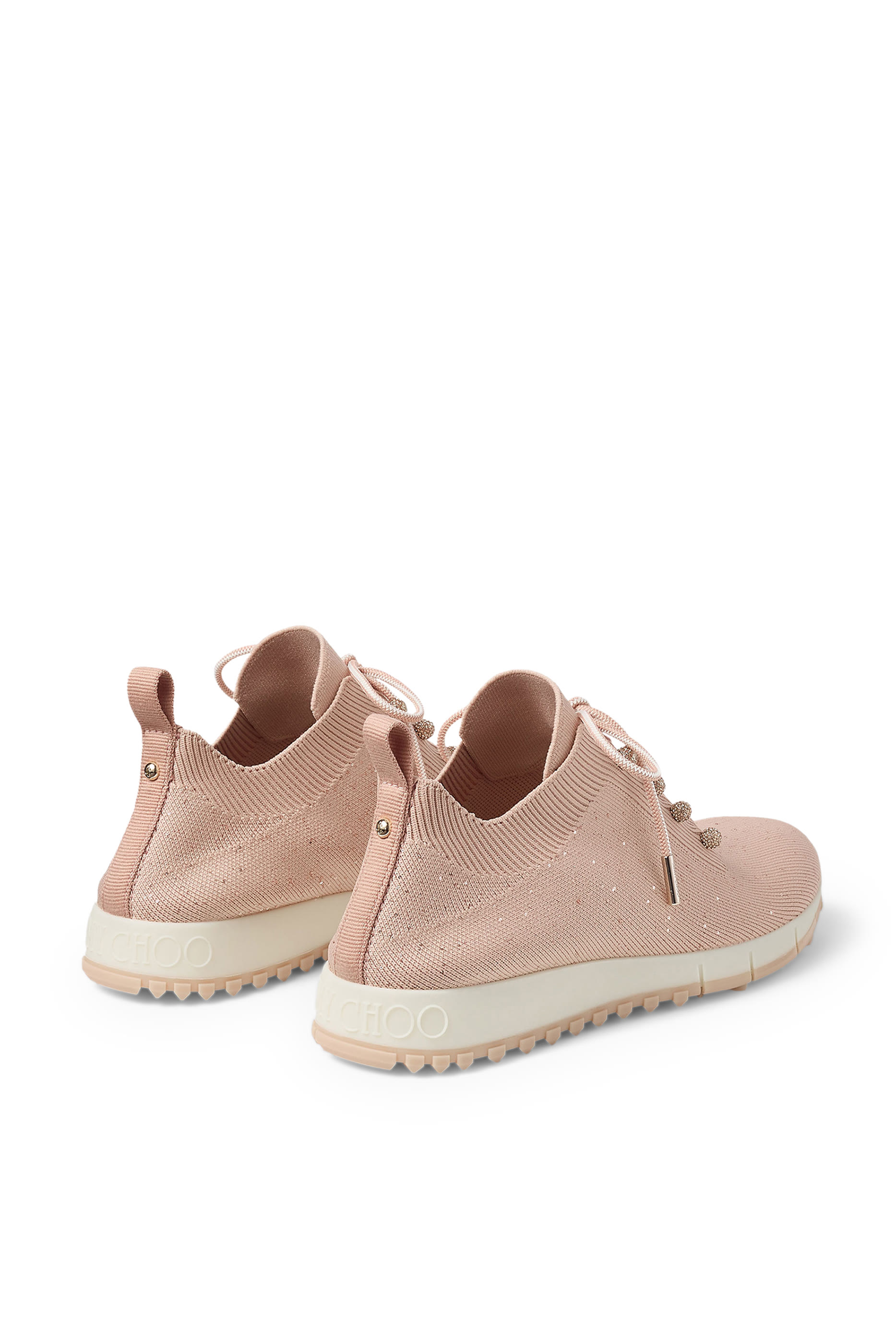 حذاء فيليس كروشيه منسوج بكاحل منخفض مزين بلؤلؤ