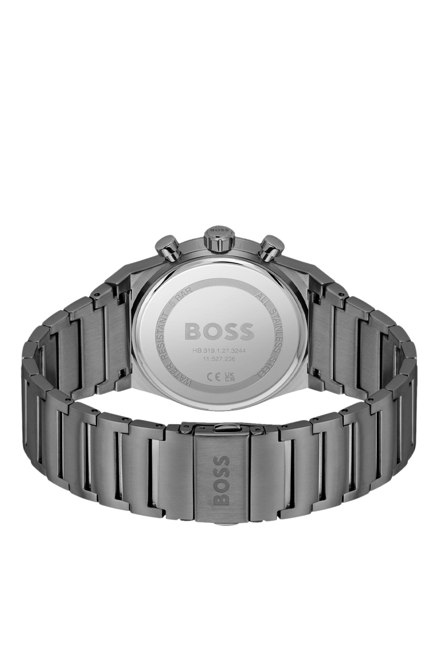 ساعة كرونوغراف كاندور كرونو بطلاء رمادي