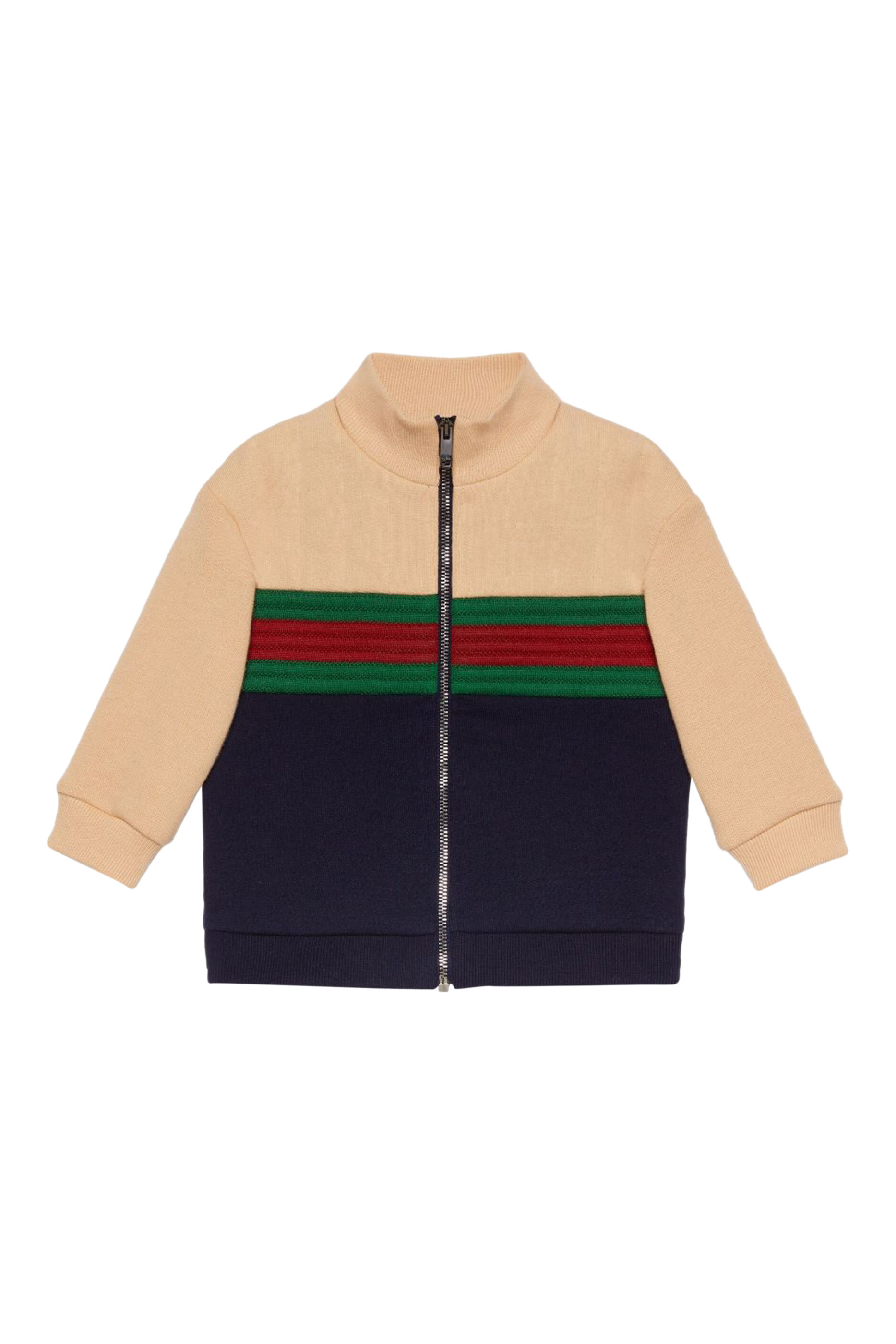 جاكيت قطن جرسيه بسحاب للأطفال